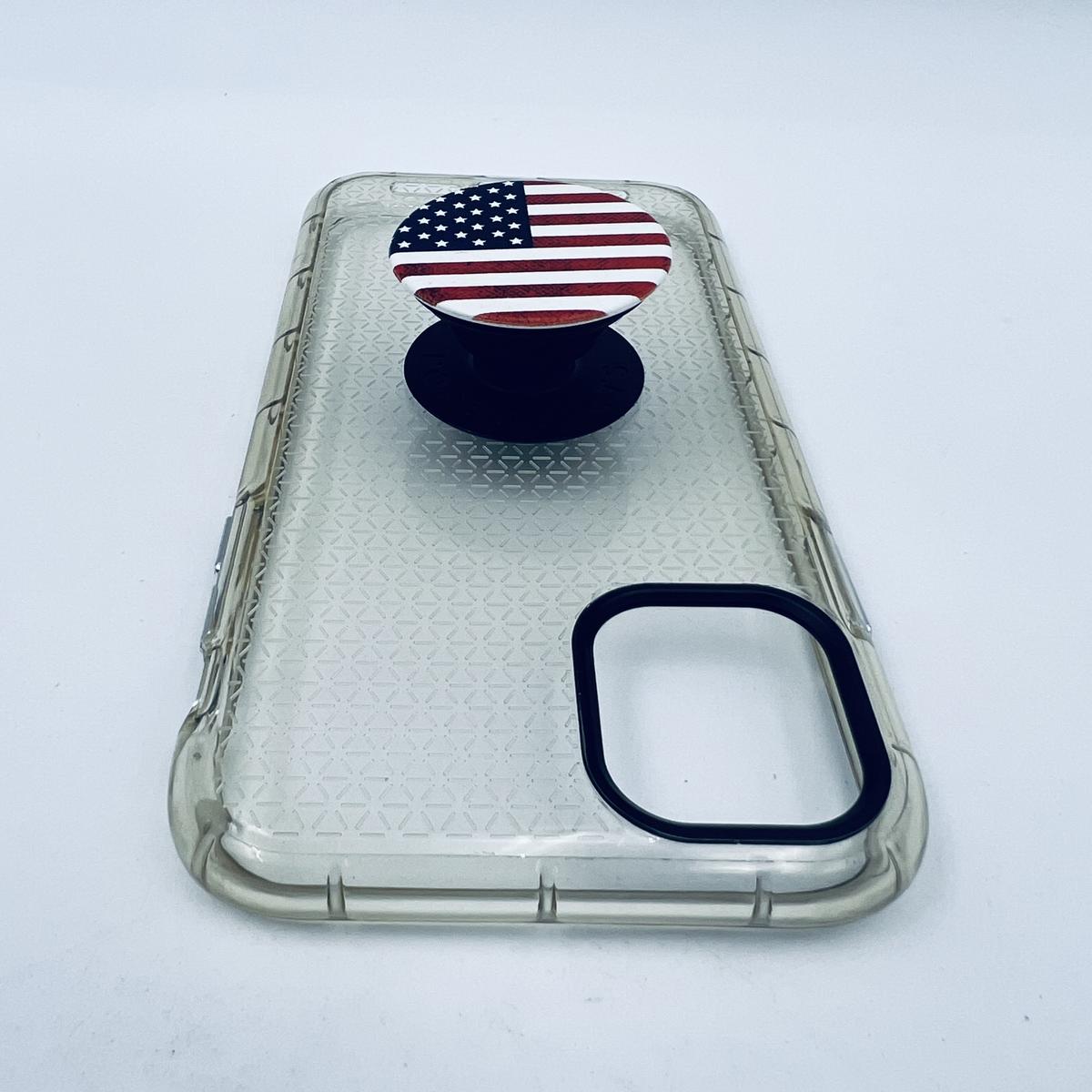 Case iPhone 11, Dock Flag USA, Silver - Photo 2