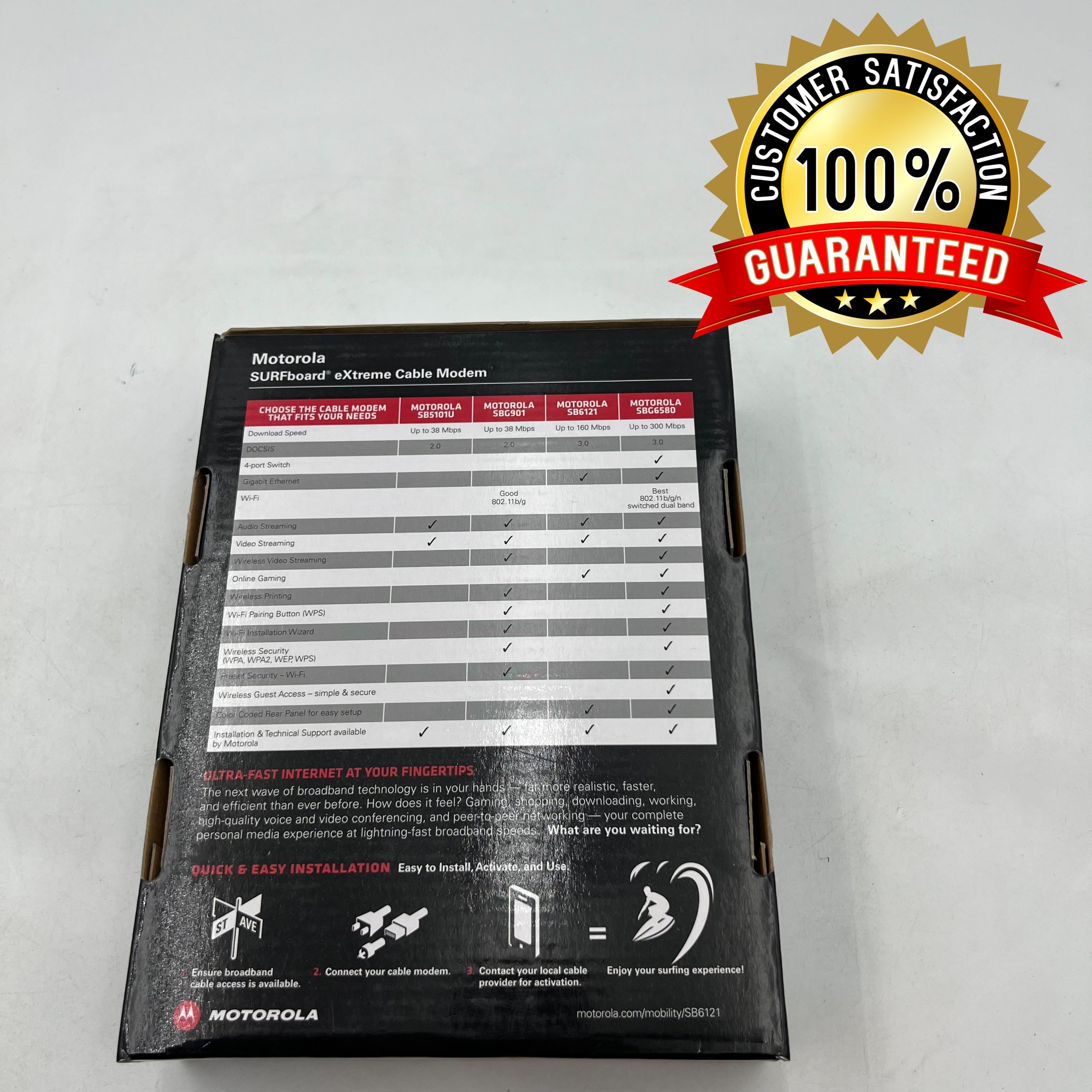 Motorola SURFboard Extreme Cable Modem SB6121 Docsis - Photo 14