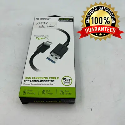 ESOULK 5ft USB to Micro USB Charge/Sync Cable at Computer Cables & Connectors in excellent condition