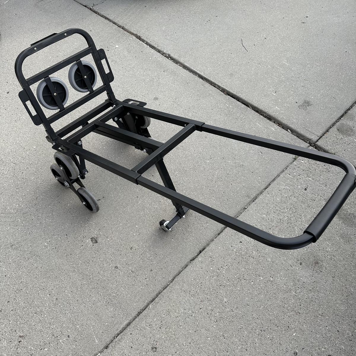 Stair Climbing Cart, Folding Stair Climber Hand Cart 6 Wheels & 2 Backup - Photo 8