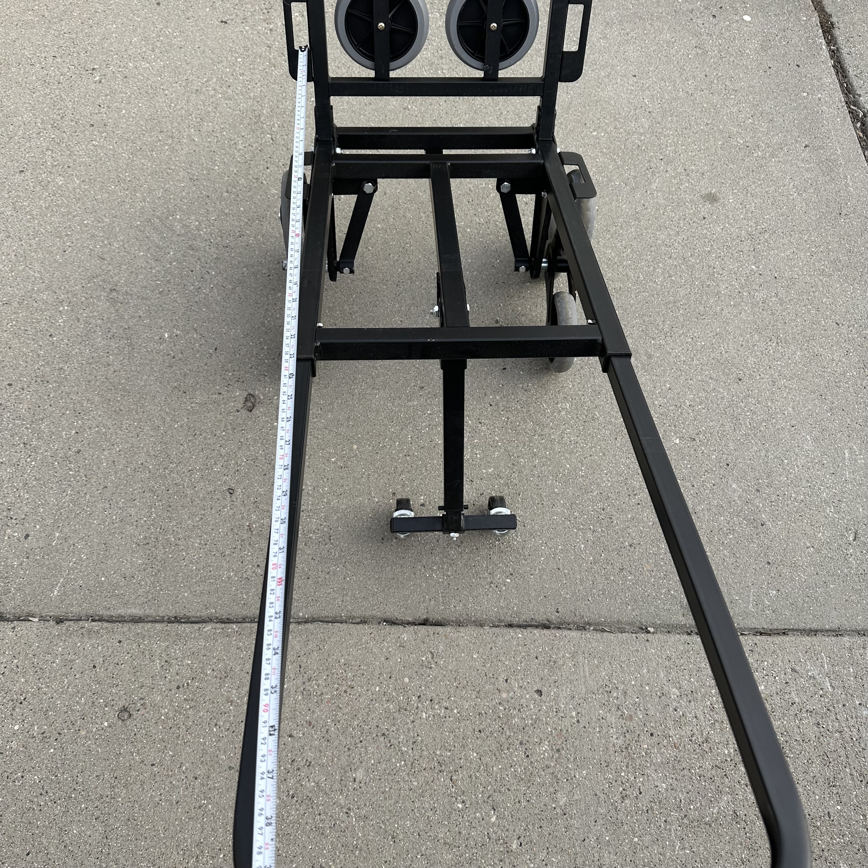 Stair Climbing Cart, Folding Stair Climber Hand Cart 6 Wheels & 2 Backup - Photo 2