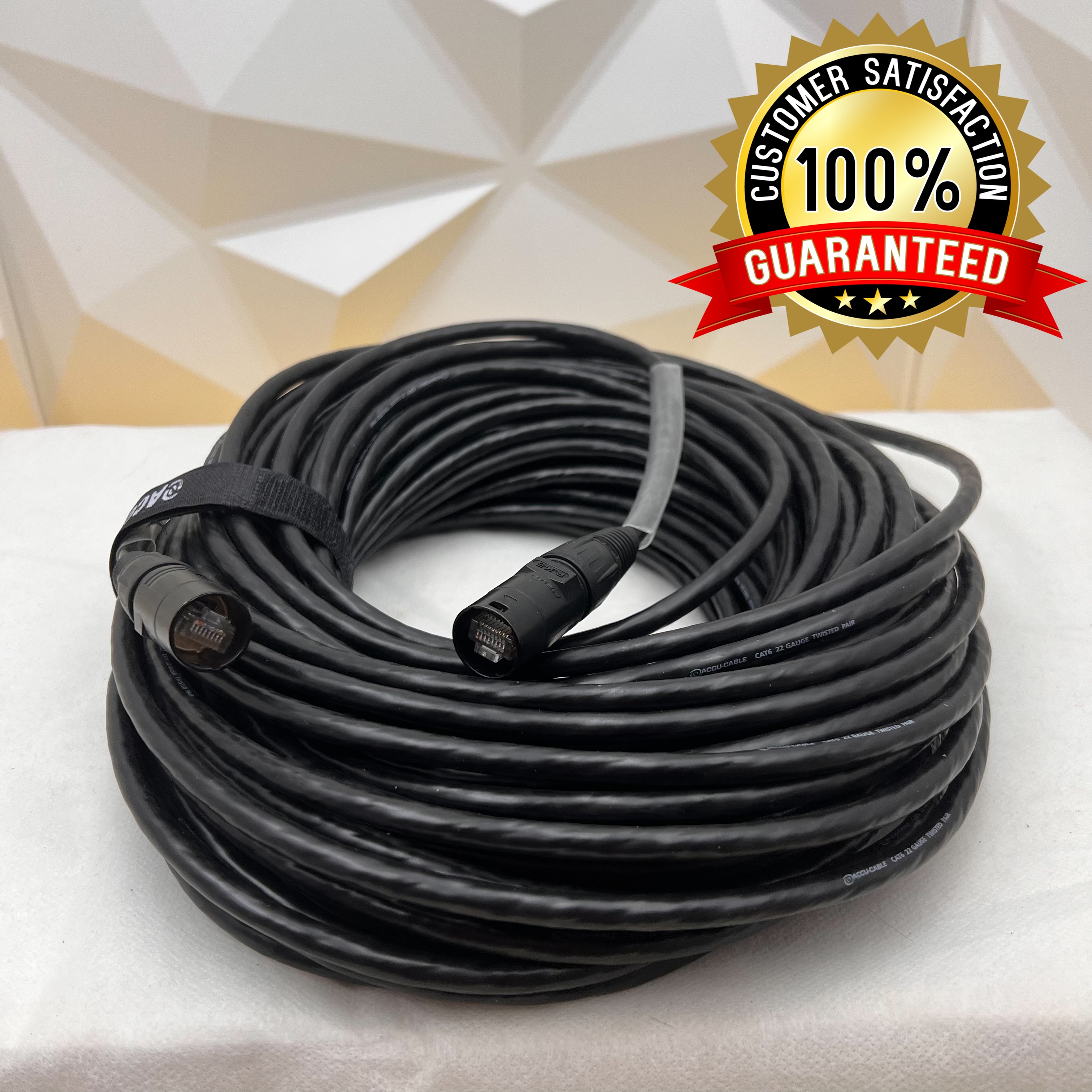 ADJ CAT100 100ft Stage & Studio Power Cable – 12AWG Edison to PowerCon - Photo 2