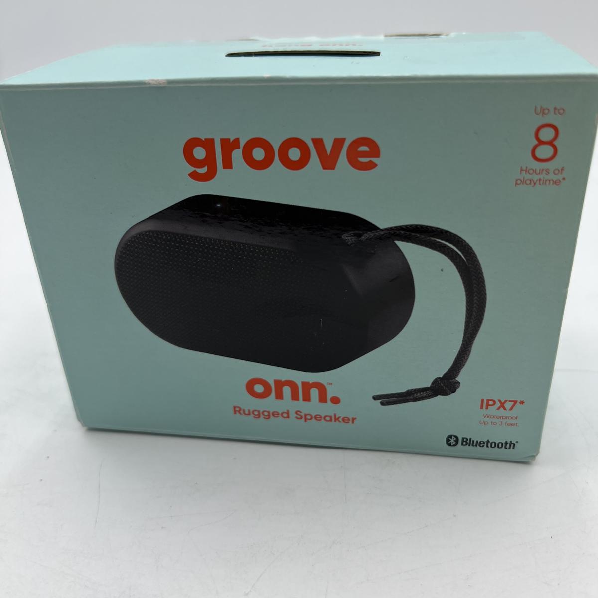 onn. Portable Waterproof Rugged Bluetooth Speaker - Photo 2