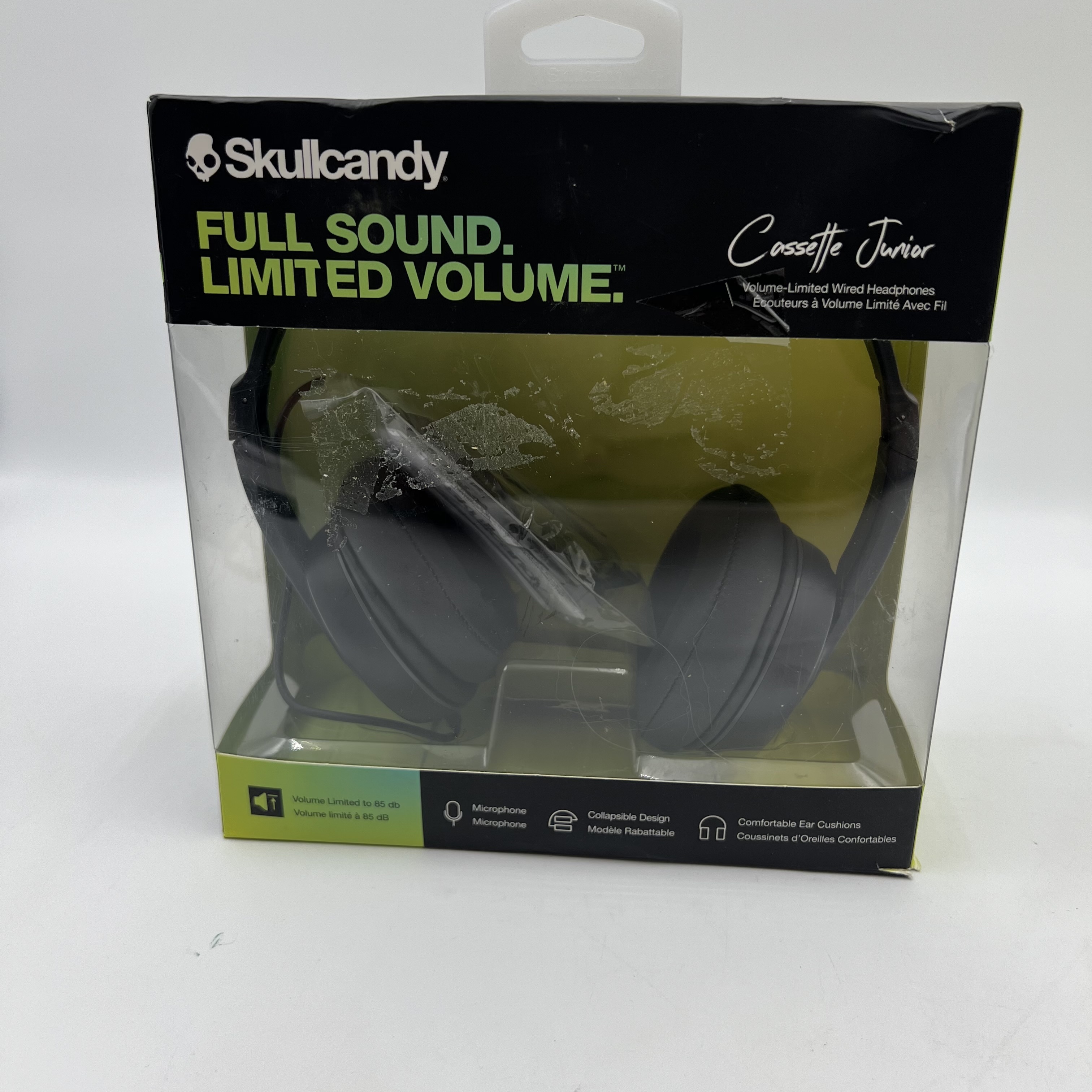 Skullcandy Cassette Jr Over-Ear Headphones Wired Kids Size – Black - Photo 3