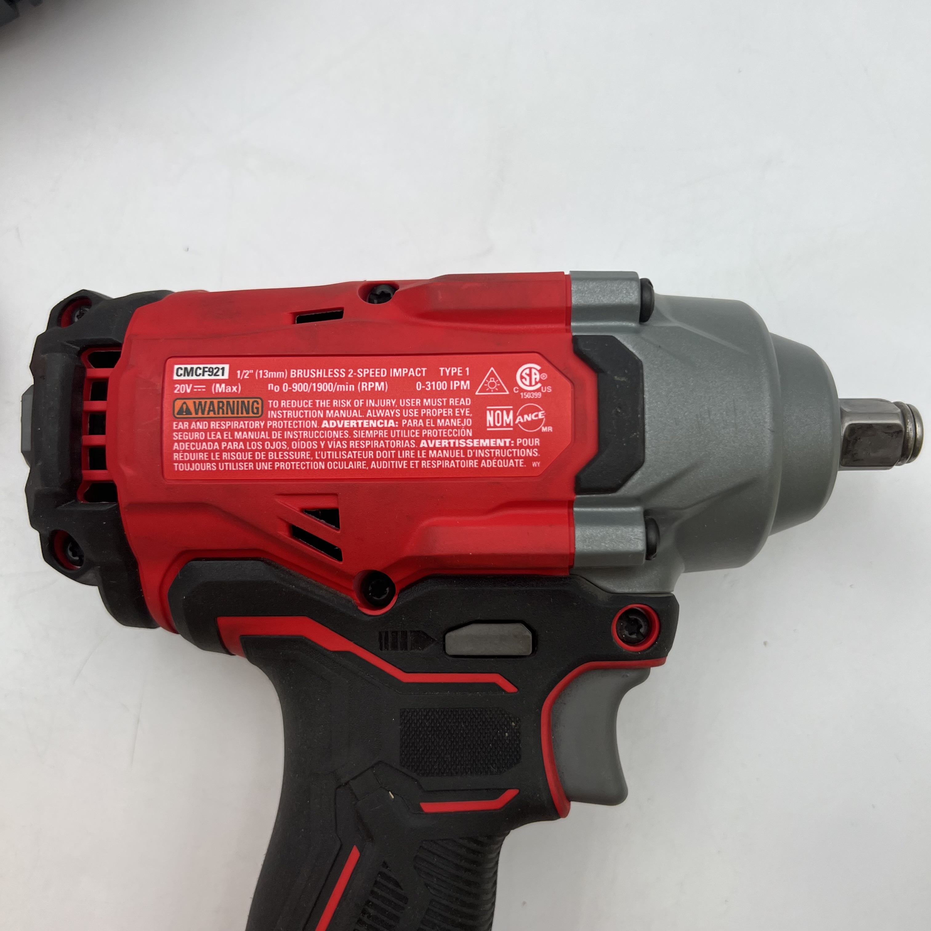 Craftsman CMCF921B Brushed Cordless Impact Wrench - Photo 3