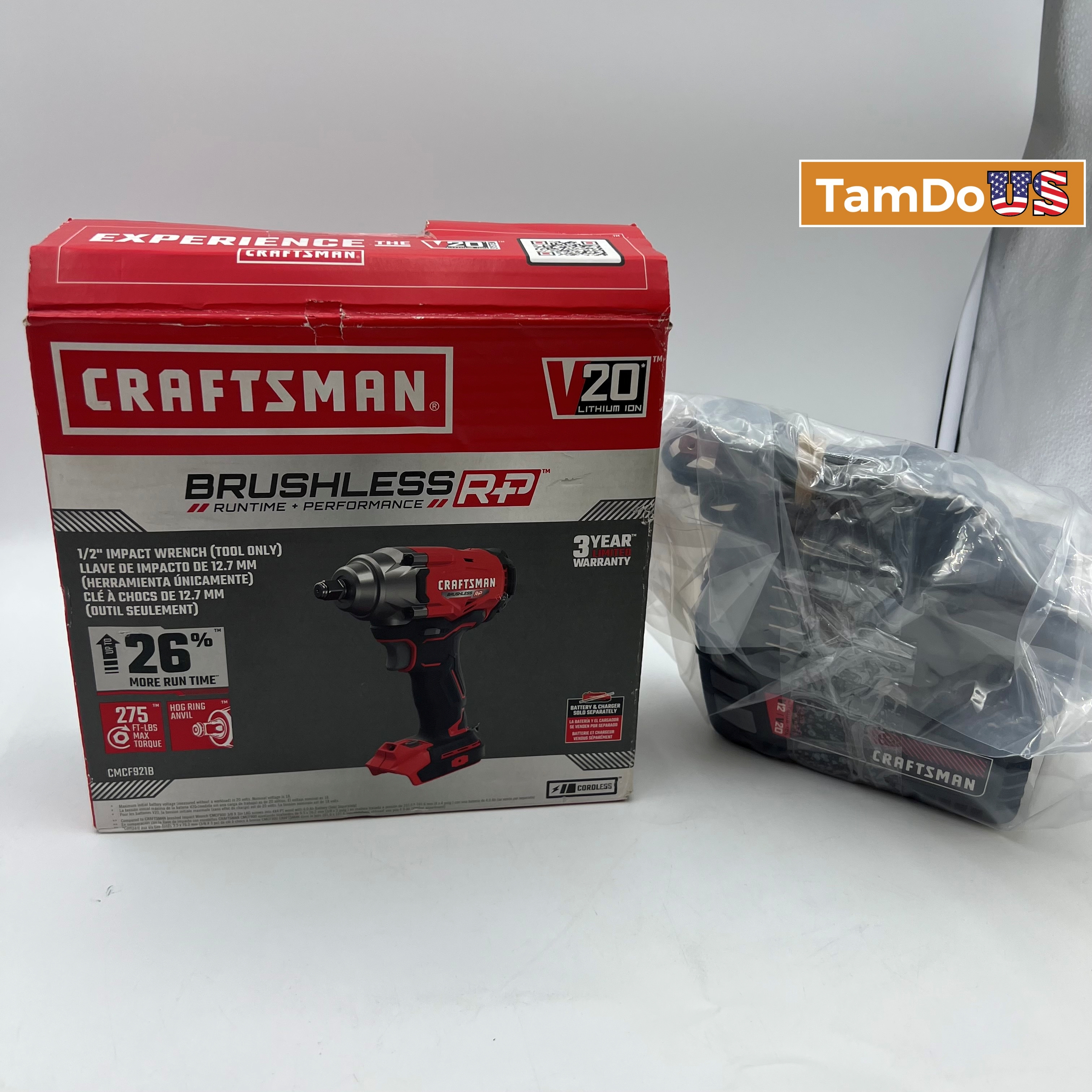 Craftsman CMCF921B Brushed Cordless Impact Wrench - Photo 14