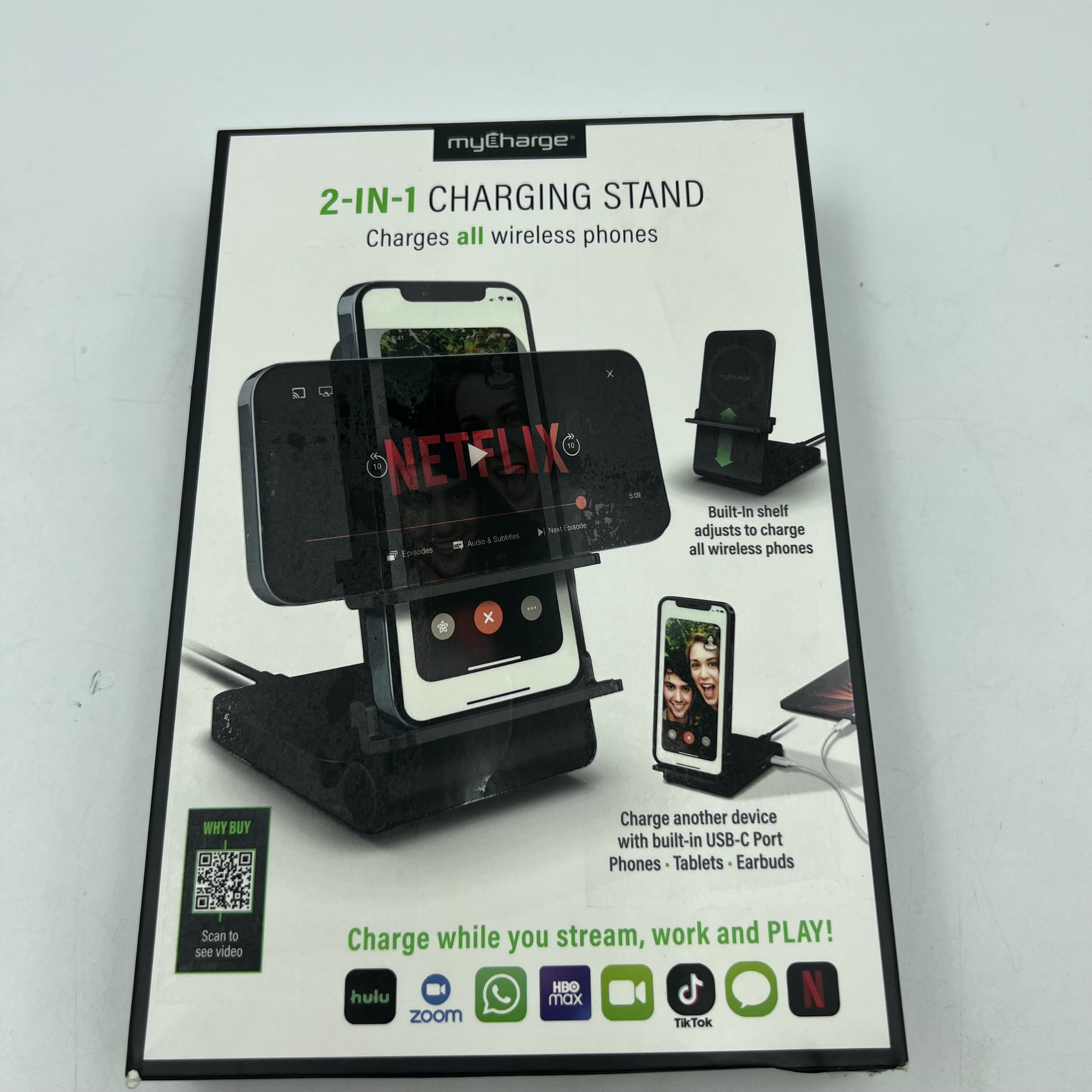 MyCharge 2-in-1 Wireless Charging Stand – Qi Fast Charger for Phone & Watch - Photo 5