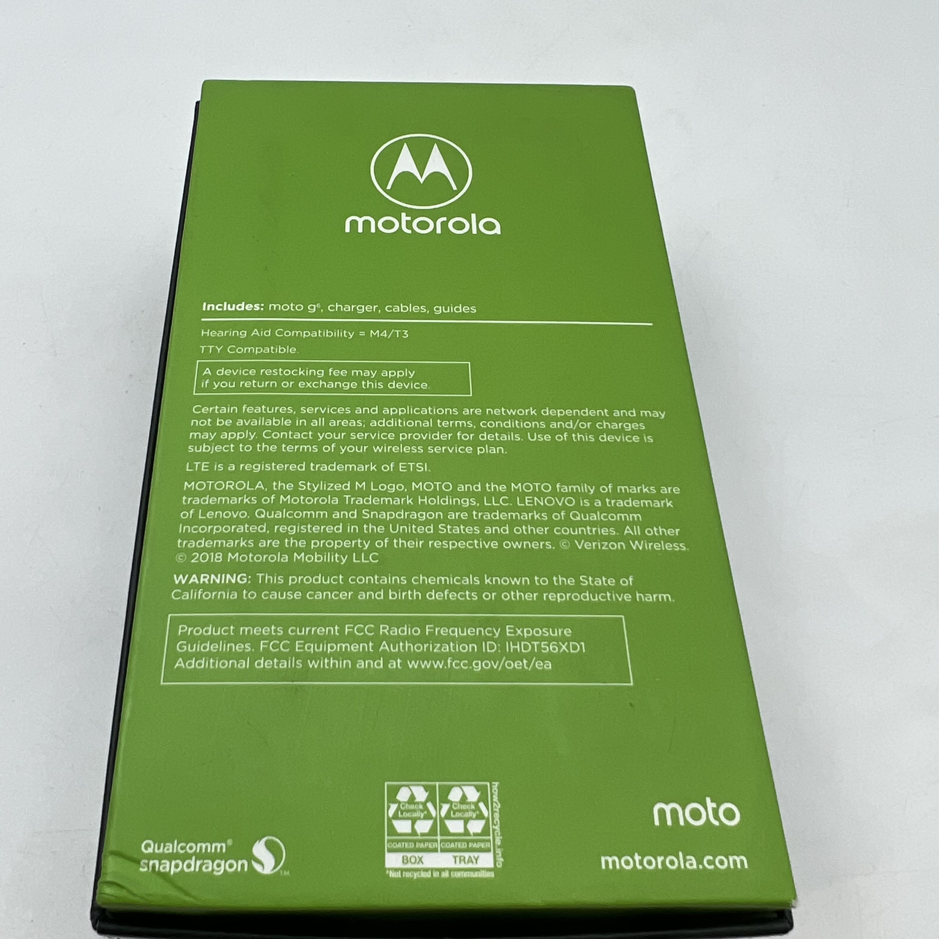 Motorola Moto G6 (XT1925-12) 32GB, Black, Verizon LOCK - Photo 5