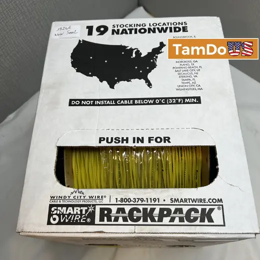 Windy City Wire Smartwire 14-2 FPLP Yellow Jacket 1000ft at TamDoUS Taylorsville