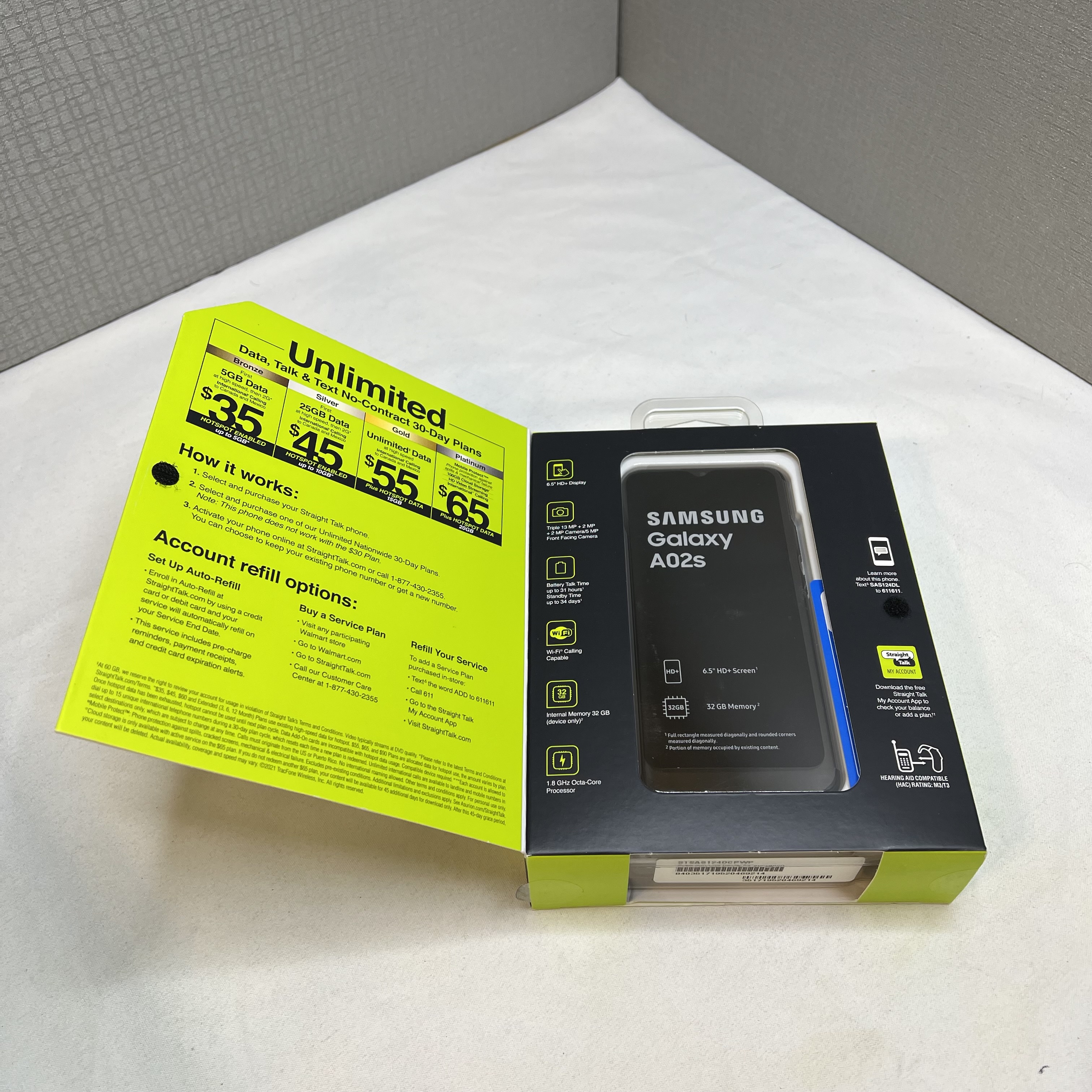 Samsung Galaxy A02s, 32GB, Straight Talk Locked - New Seal - Photo 3
