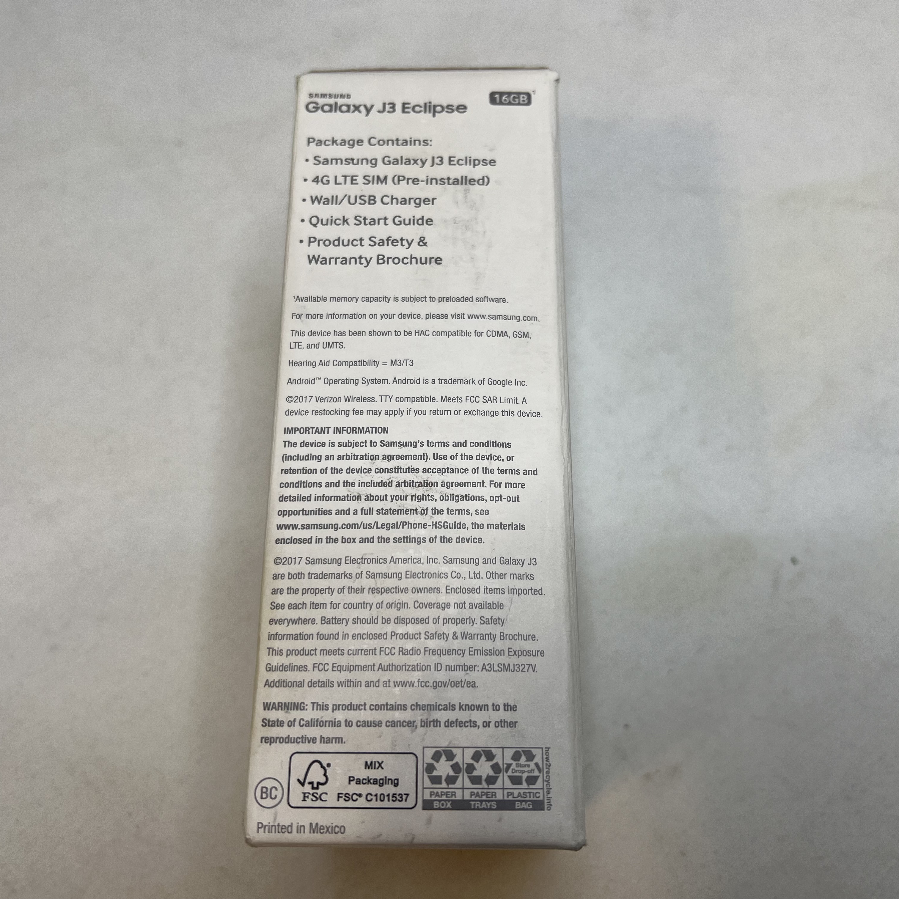 Samsung Galaxy J3 Eclipse SM-J327V, 16GB, Black, Verizon - Photo 5