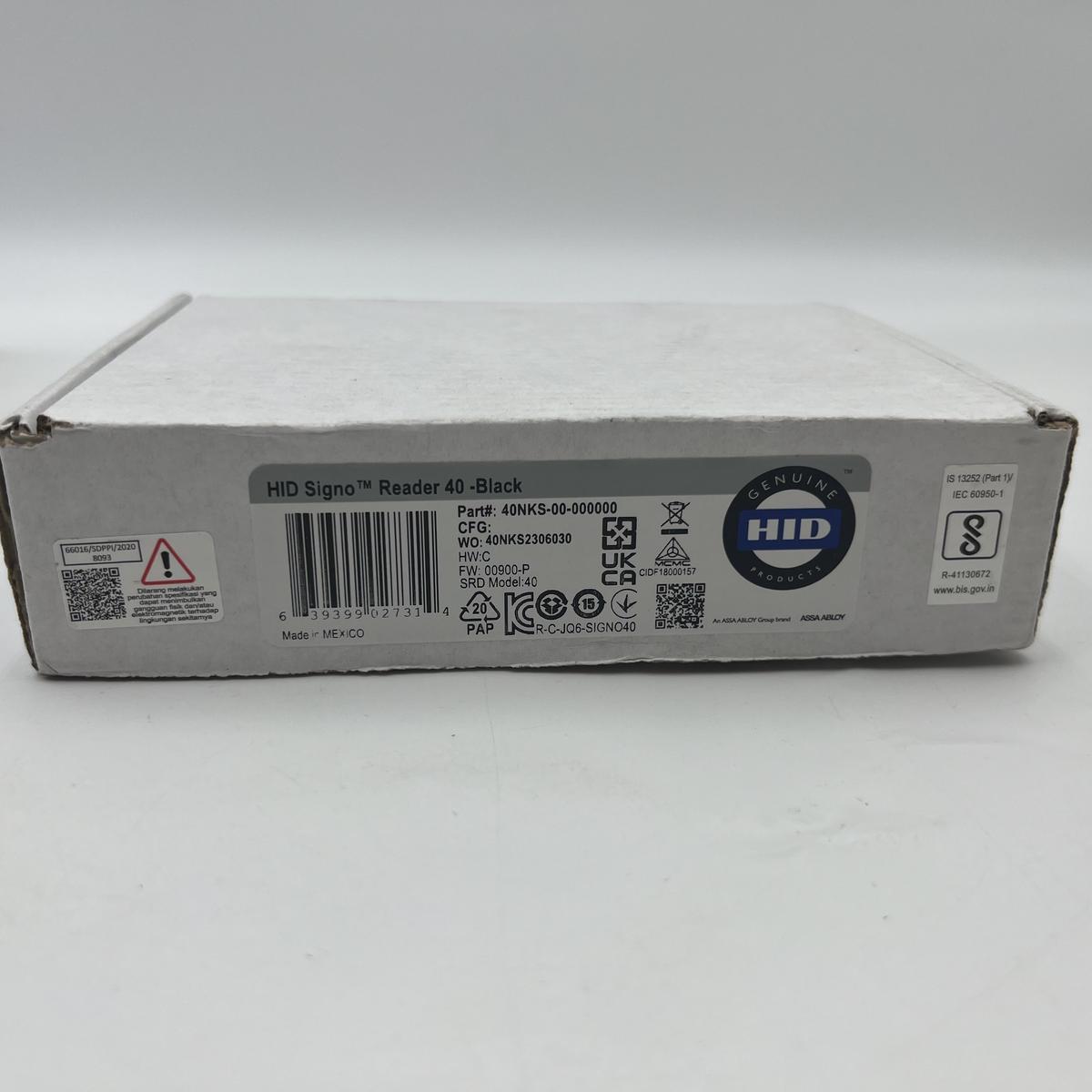 HID 40NKS-T0-000000 Signo Reader 40, Smart Card Reader, Mobile Ready, Black - Photo 9