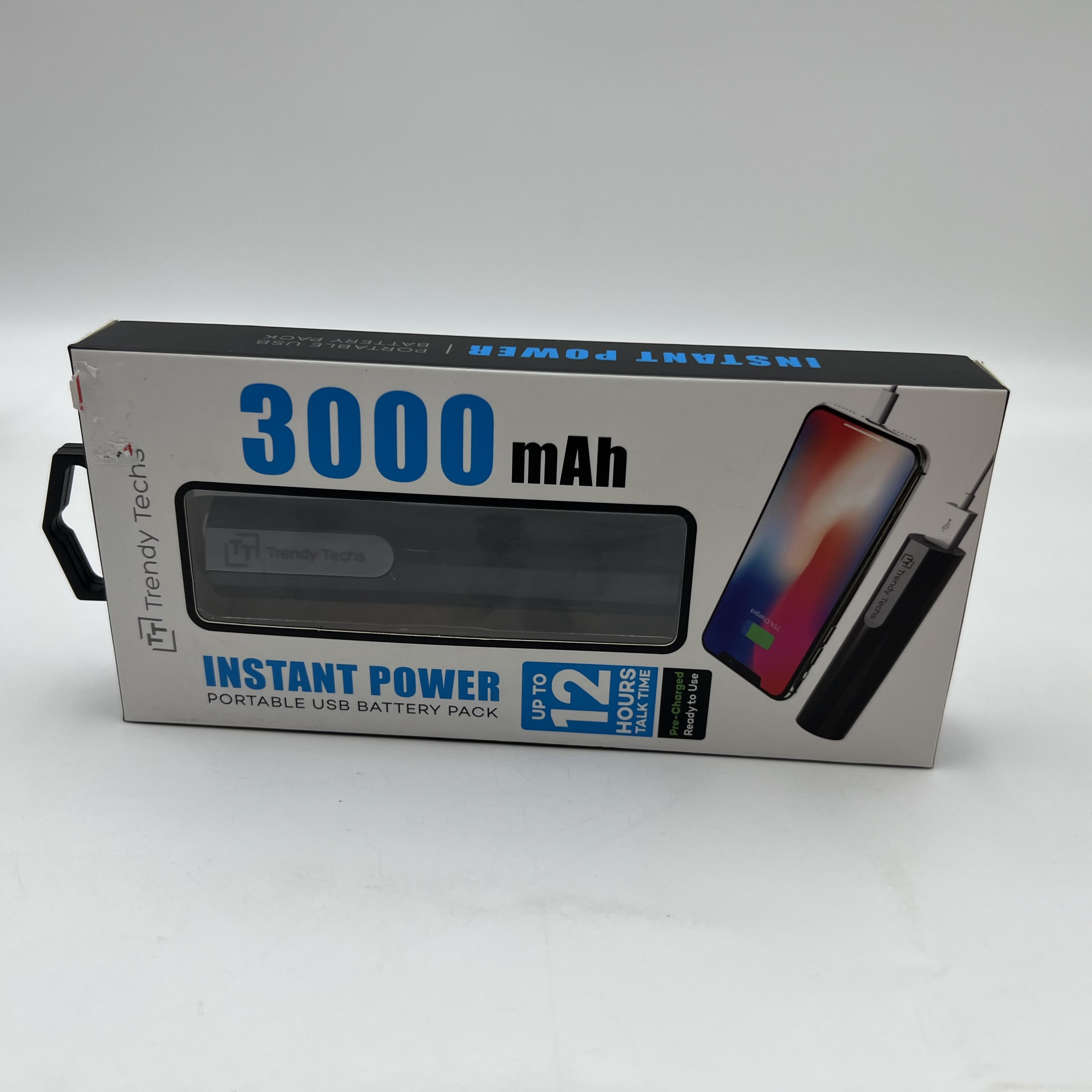 Portable USB Battery Pack by Trendy Techs; 3000 mAh; Instant Power - Photo 7