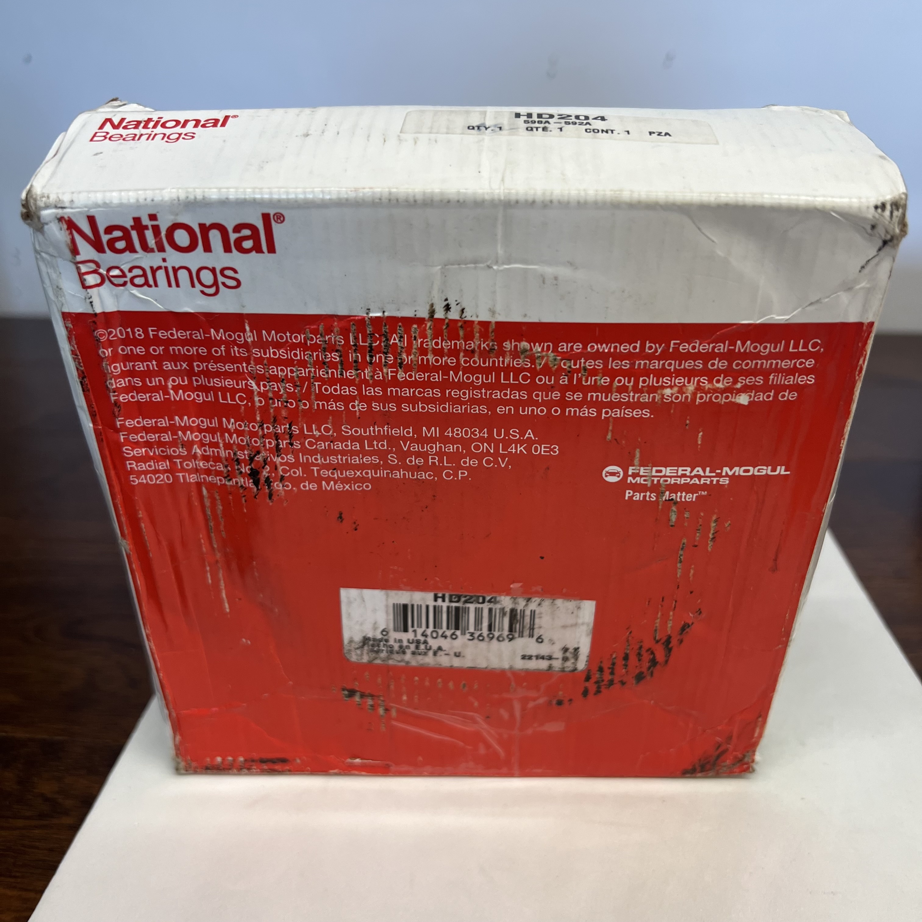 National HD204 Tapered Roller Bearing Set – Cone & Cup - Photo 9