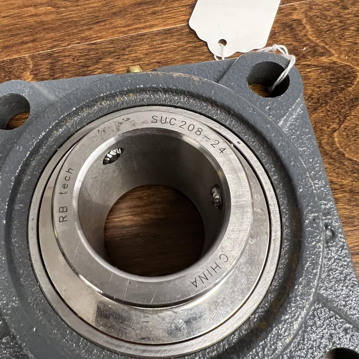 SUC 208-24 4-Bolt Flange Bearing Unit | Corrosion Resistant | 1.5" Bore - Photo 2