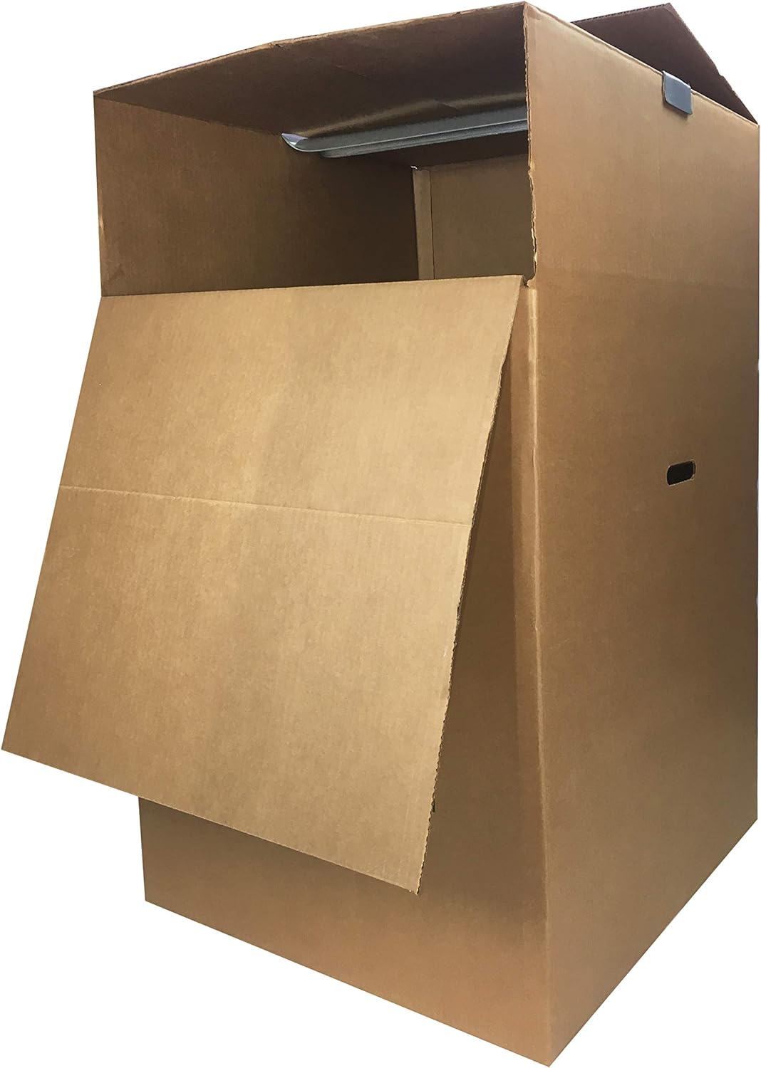 Wardrobe Clothing Moving Boxes with Bar - 24in x 24in x 40in (6-Pack) - Photo 6