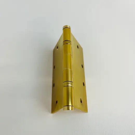 Baldwin 4.5” Ball Bearing Door Hinge – Square Corner, Satin Brass at TamDoUS Taylorsville