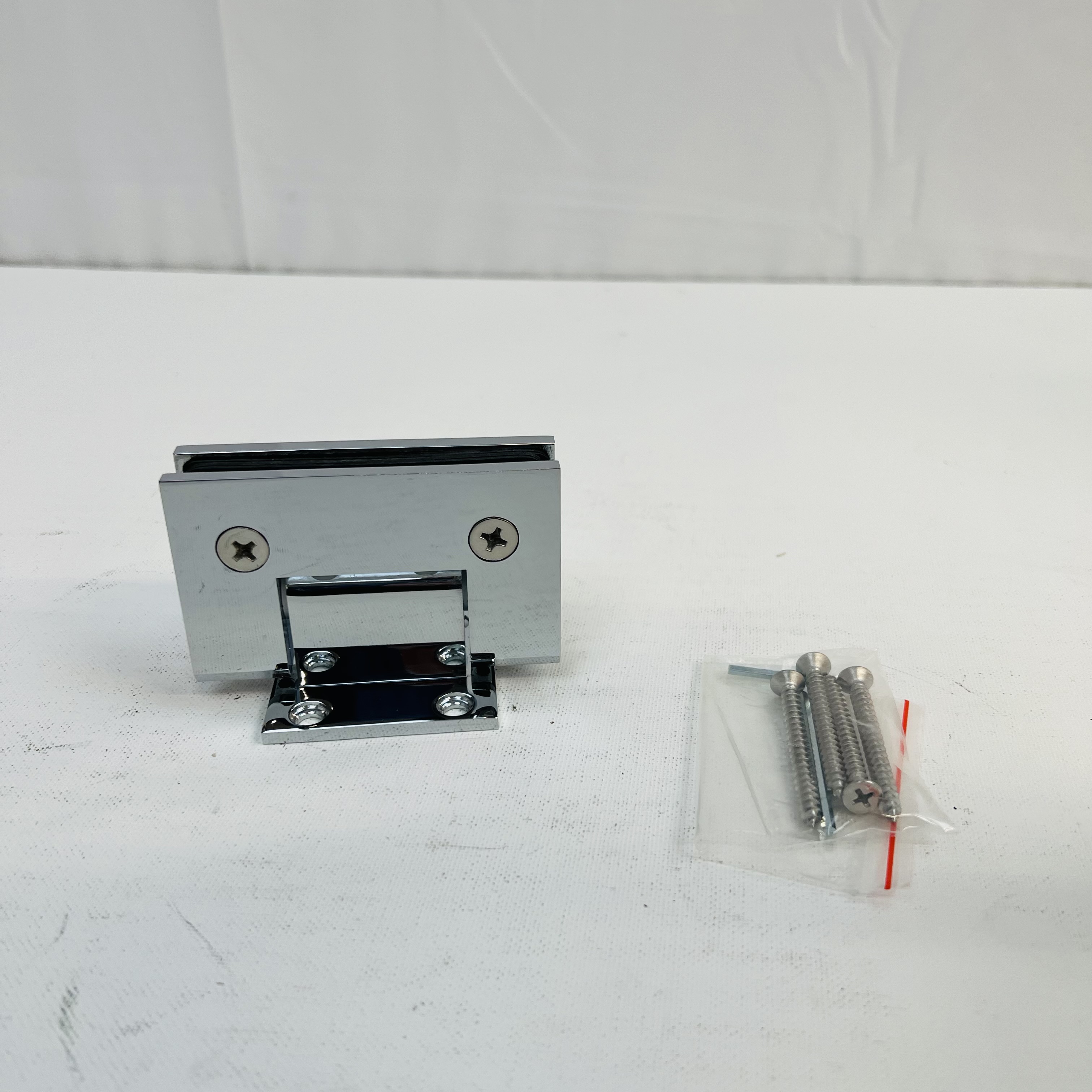 Lot of 19 Stainless Steel Square Wall Mount Hinges – H-EGTW-C Brushed Finish - Photo 2