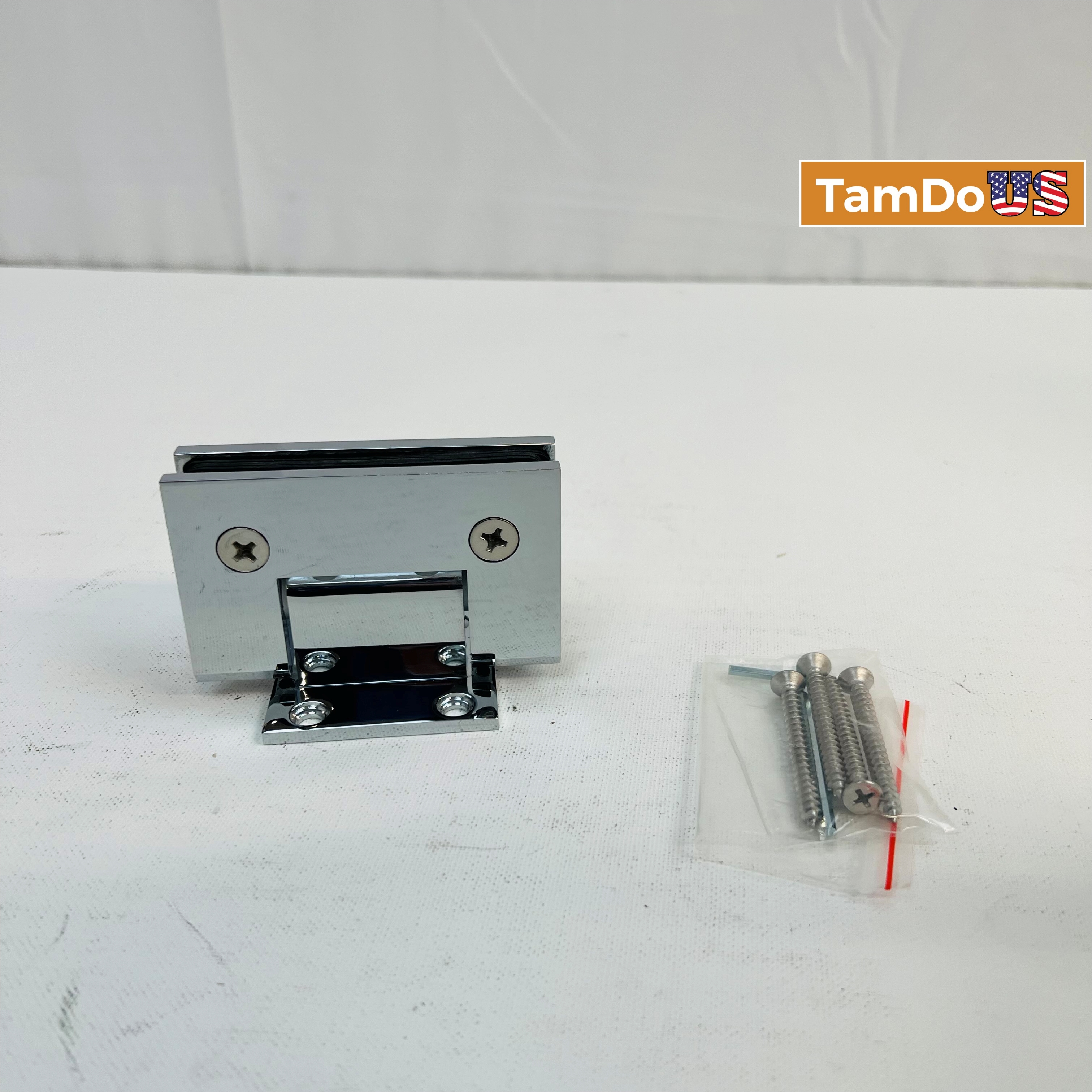 Lot of 19 Stainless Steel Square Wall Mount Hinges – H-EGTW-C Brushed Finish - Photo 7