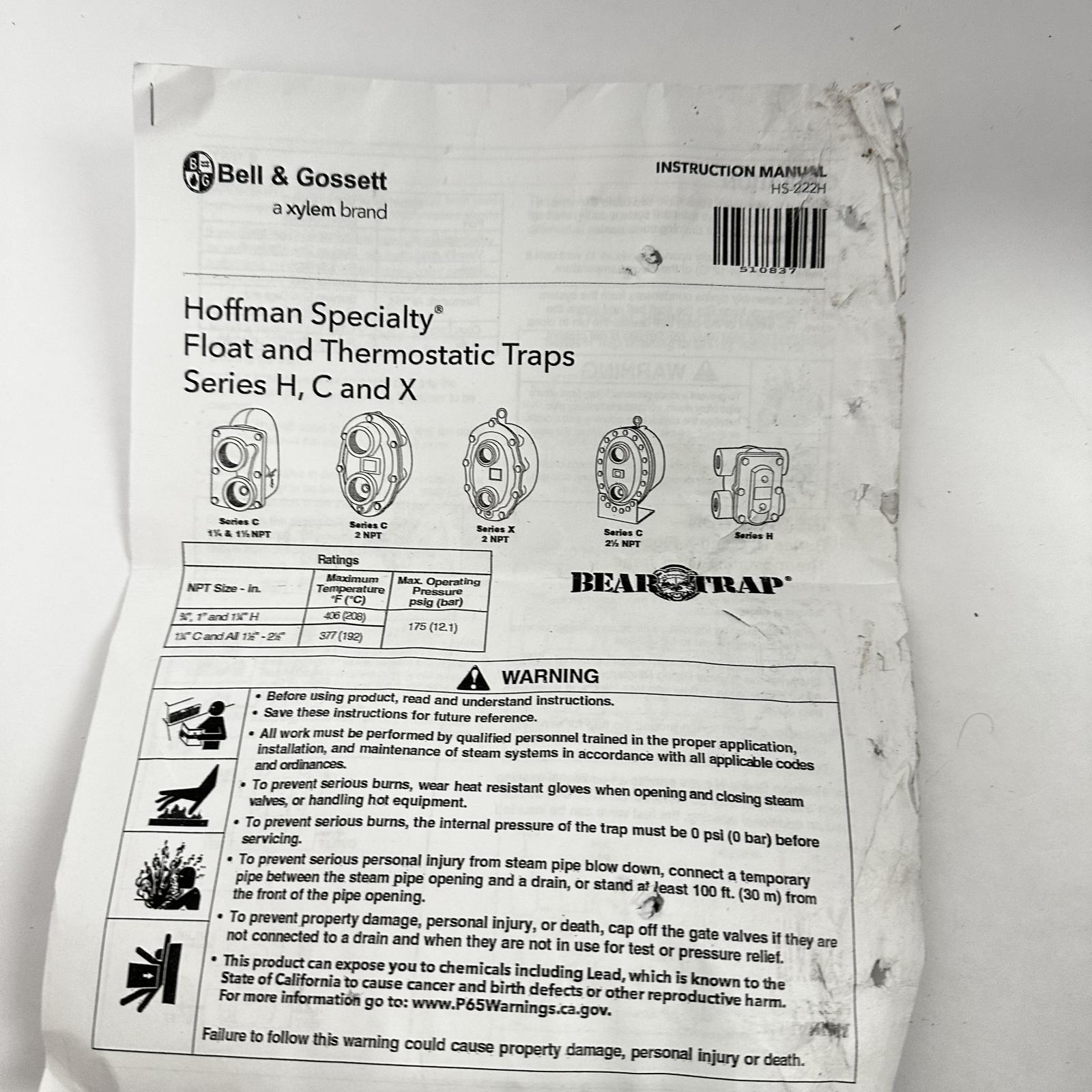 Hoffman Ft030h-3 3/4" Npt Float & Thermostatic Steam Trap - Photo 10