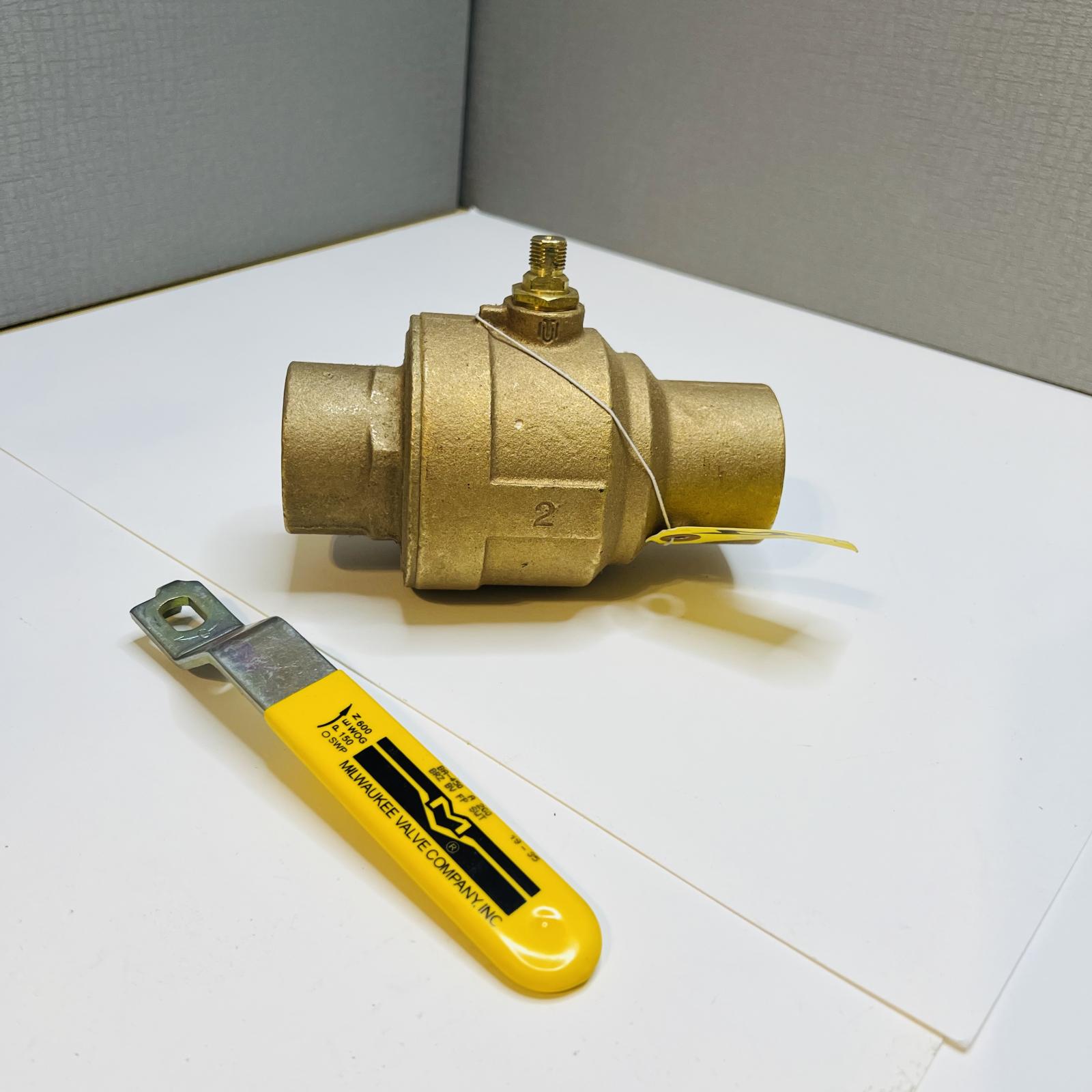 Milwaukee BA-450 A-200 Bronze Ball Valve | 2" NPT - Photo 4