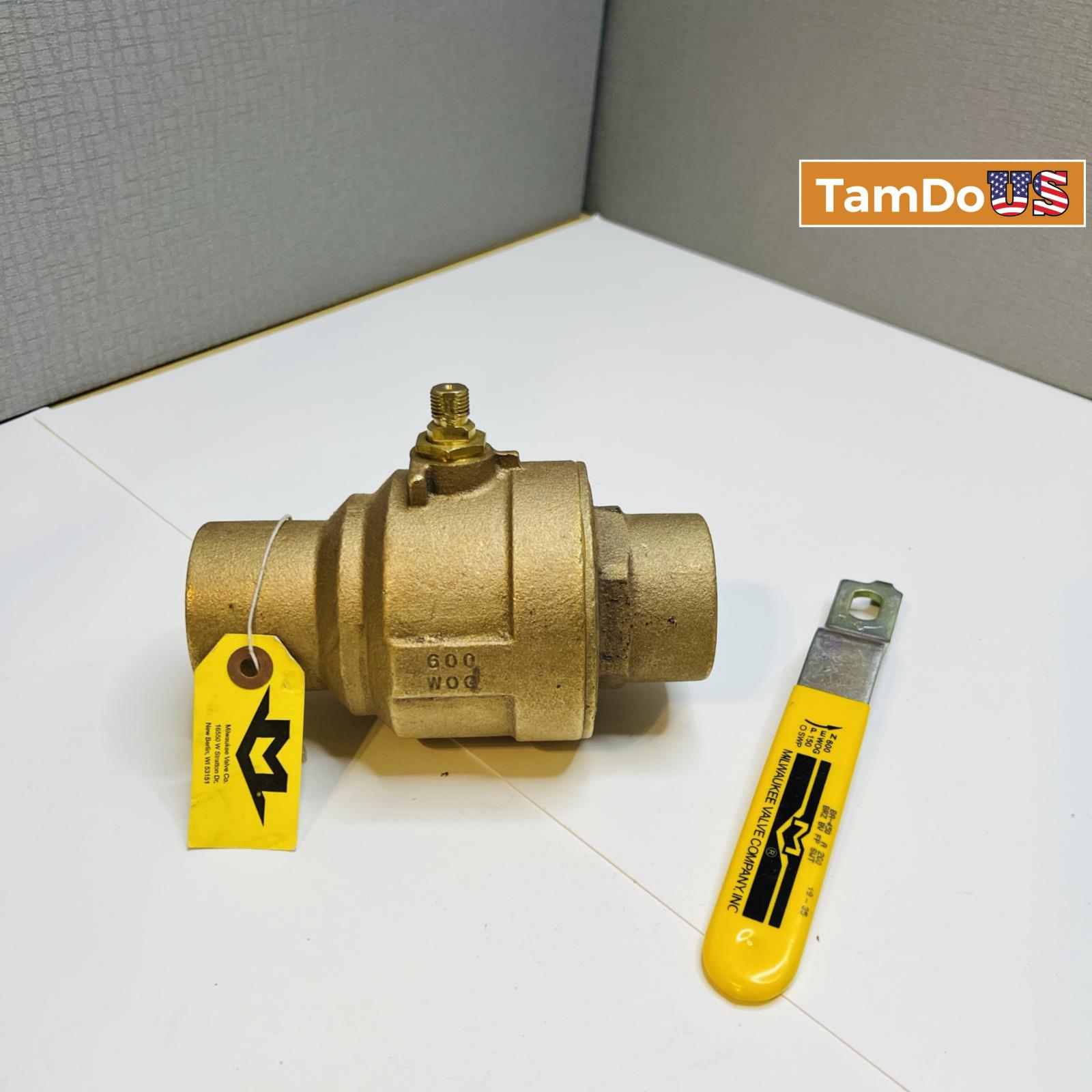 Milwaukee BA-450 A-200 Bronze Ball Valve | 2" NPT - Photo 5