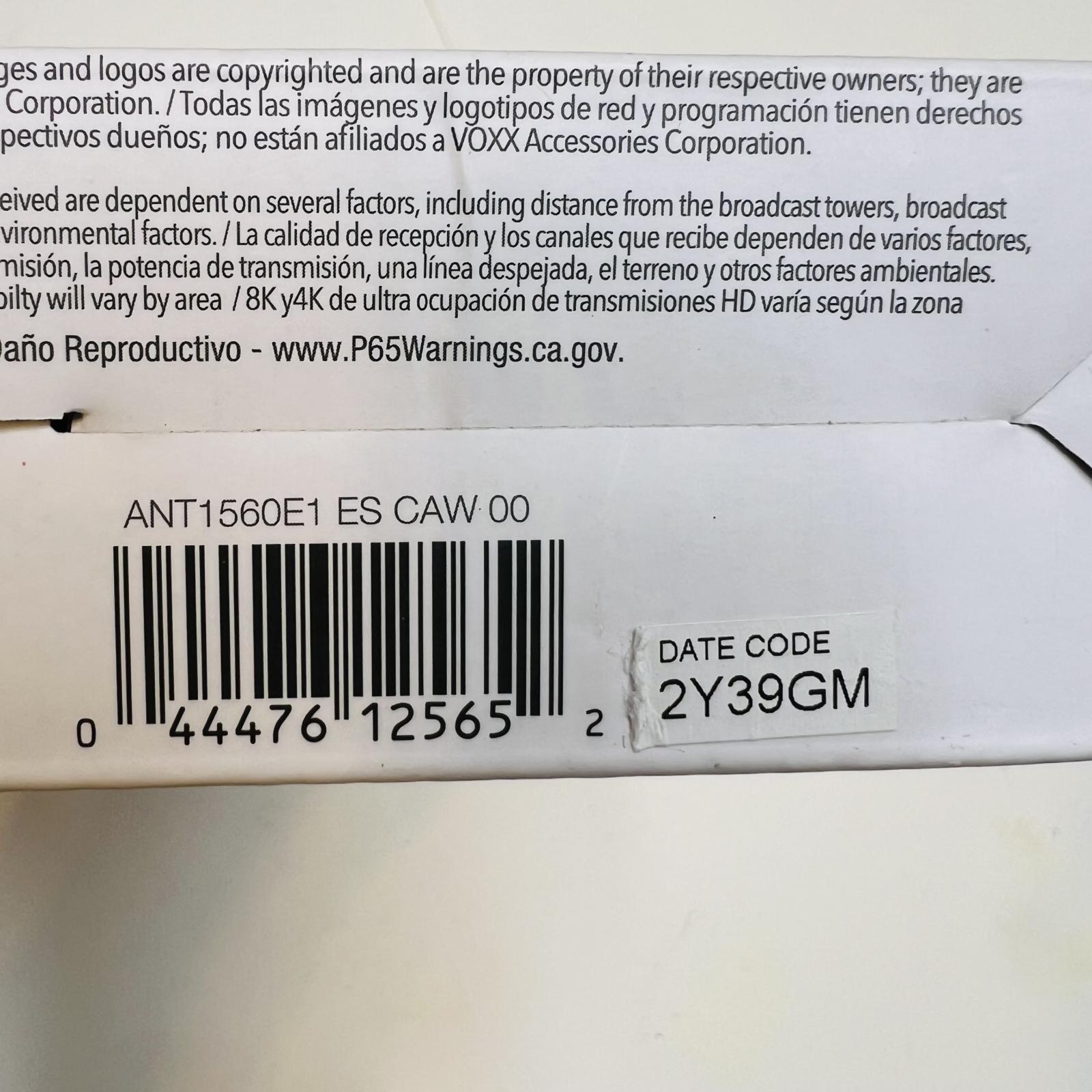 RCA Amplified Indoor Flat HDTV Antenna Multi-Directional 4K & 8K 55 Mile Range - Photo 6