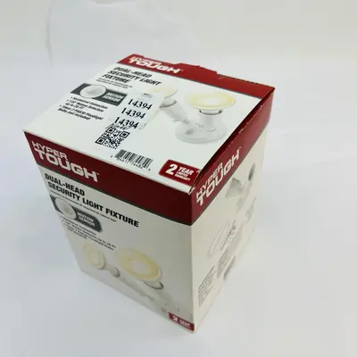 Hyper Tough Dual Head Hardwired Security Light 180-Degree Detection at Surveillance & Smart Home in new condition