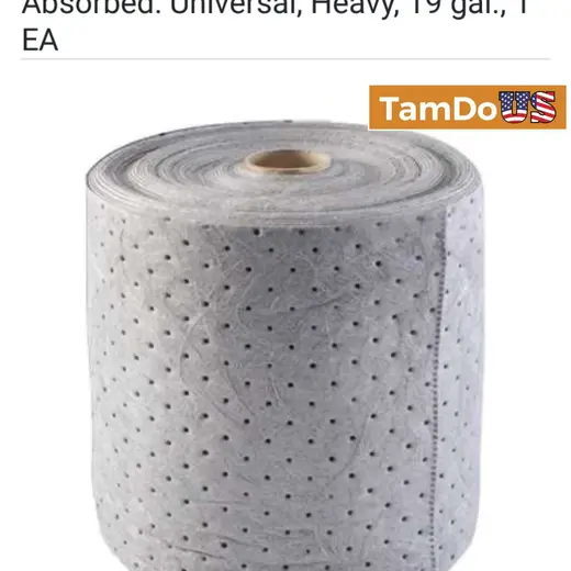 Condor 150 ft. Absorbent Roll, Fluids Absorbed: Universal at TamDoUS Taylorsville