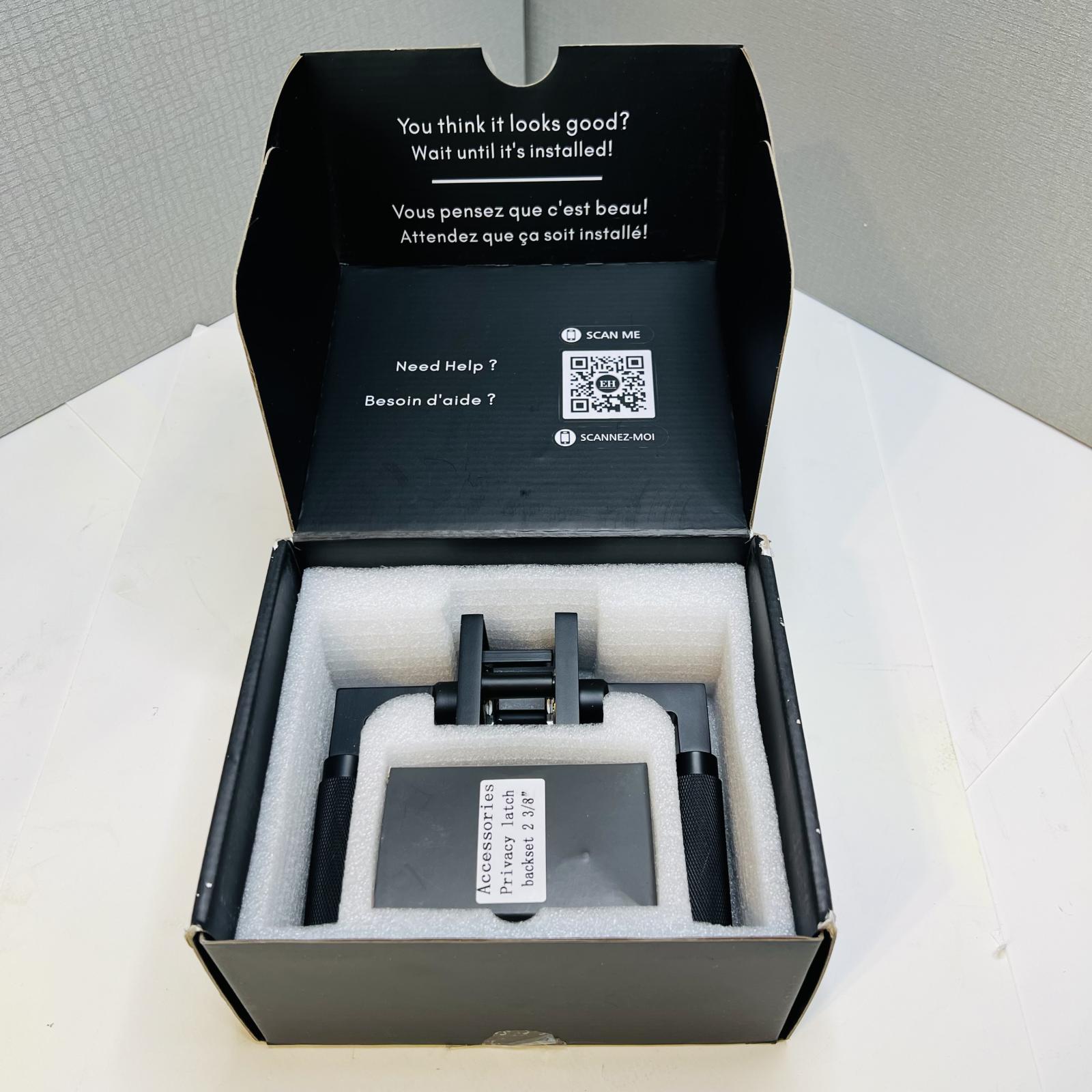 EH Explore Privacy Door Latch | Satin Nickel | 2-3/8" Backset | Interior Lock - Photo 4