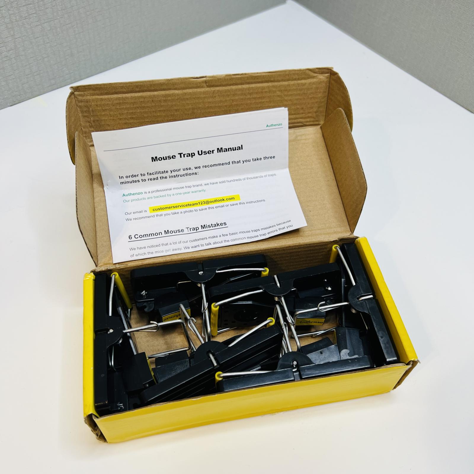 Lot of 5 Authenzo Mouse Trap / Mouse Hunt 6-Pack – Total 30 Traps - Photo 5