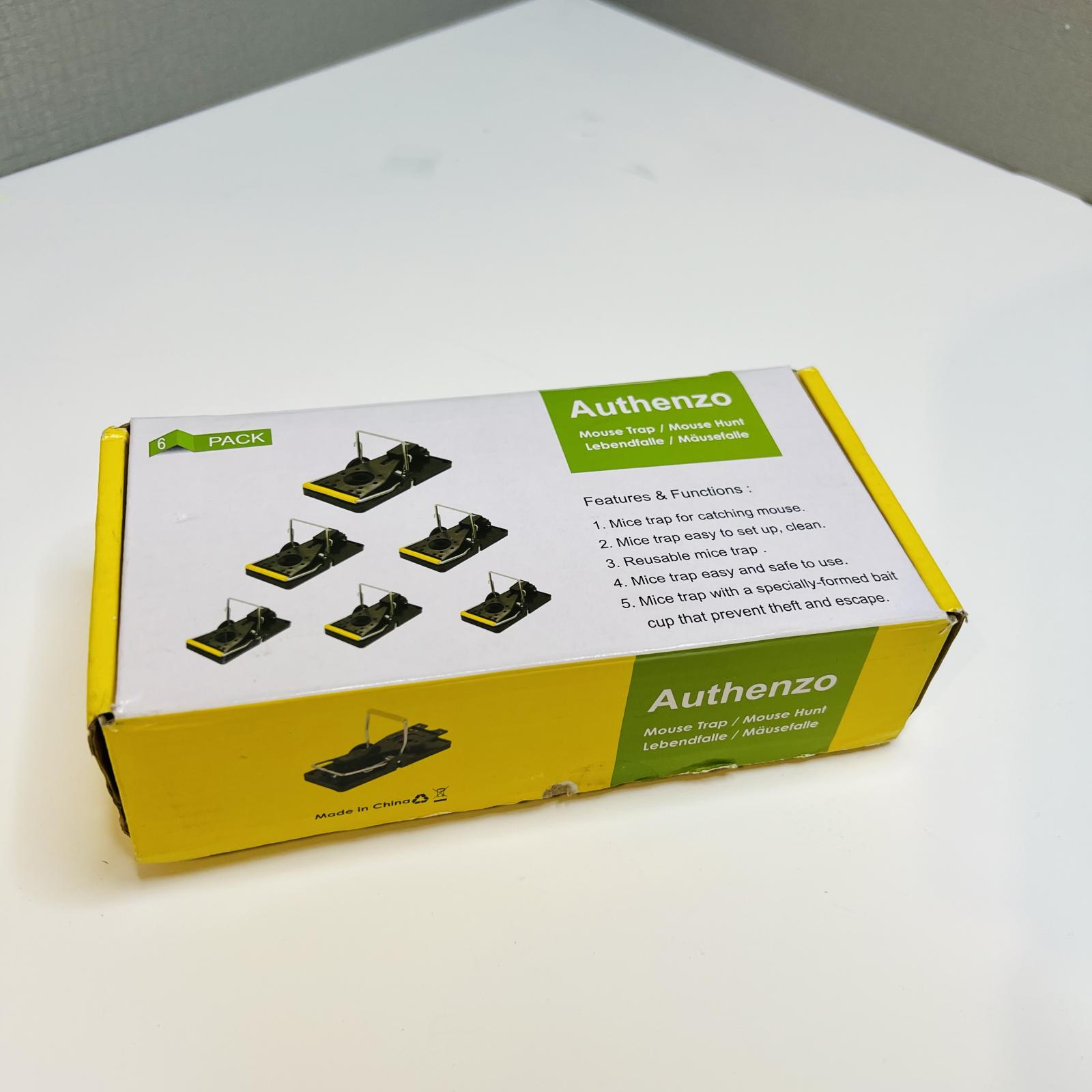 Lot of 5 Authenzo Mouse Trap / Mouse Hunt 6-Pack – Total 30 Traps - Photo 2