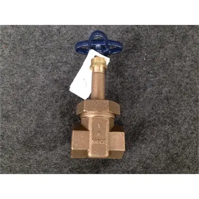 NIBCO T-174-A 1" Bronze Gate Valve, Threaded, 300SWP/600WOG at Hydraulics, Pneumatics & Plumbing in new_open_box condition