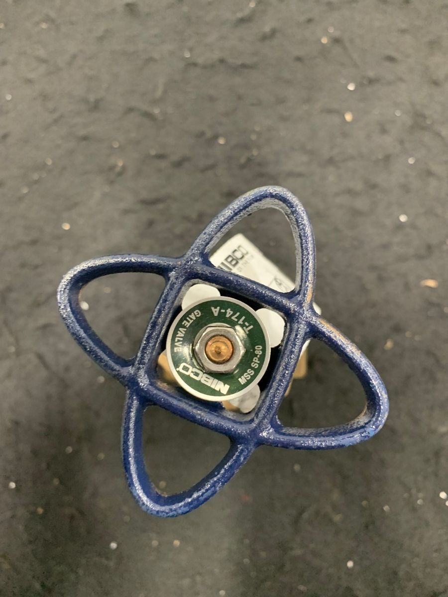 NIBCO T-174-A 1" Bronze Gate Valve, Threaded, 300SWP/600WOG - Photo 4