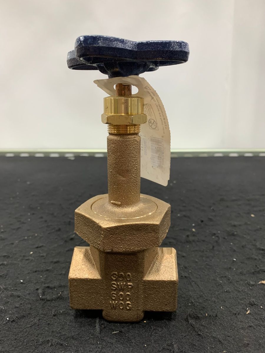 NIBCO T-174-A 1" Bronze Gate Valve, Threaded, 300SWP/600WOG - Photo 6