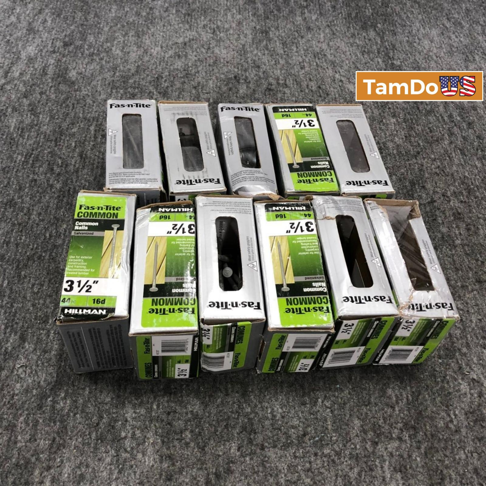 Lot Of Hillman Galvanized Common Nails 3 1/2" 16D - Photo 5