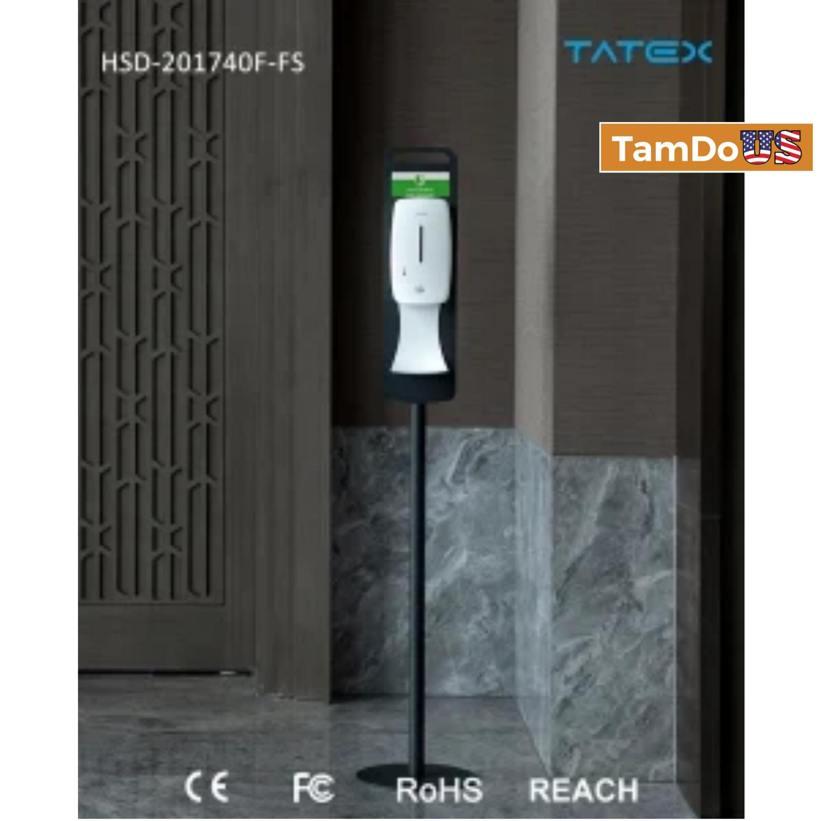 Tatex Touchless Foaming Soap Dispenser Auto Sensor Stand White - Photo 8