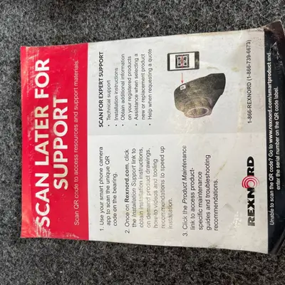 Rexnord Link-Belt F3Y228E3TD 1-3/4” 3-Bolt Flange Block Ball Bearing Unit at Heavy Equipment, Parts & Attachments in new_open_box condition