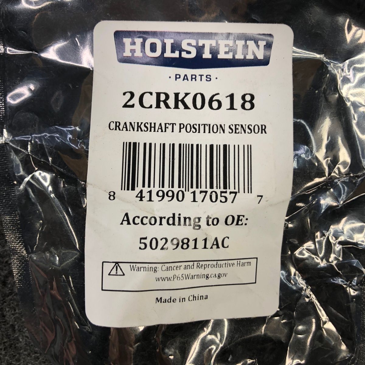 Holstein 2CRK0618 Crankshaft Position Sensor - Photo 2