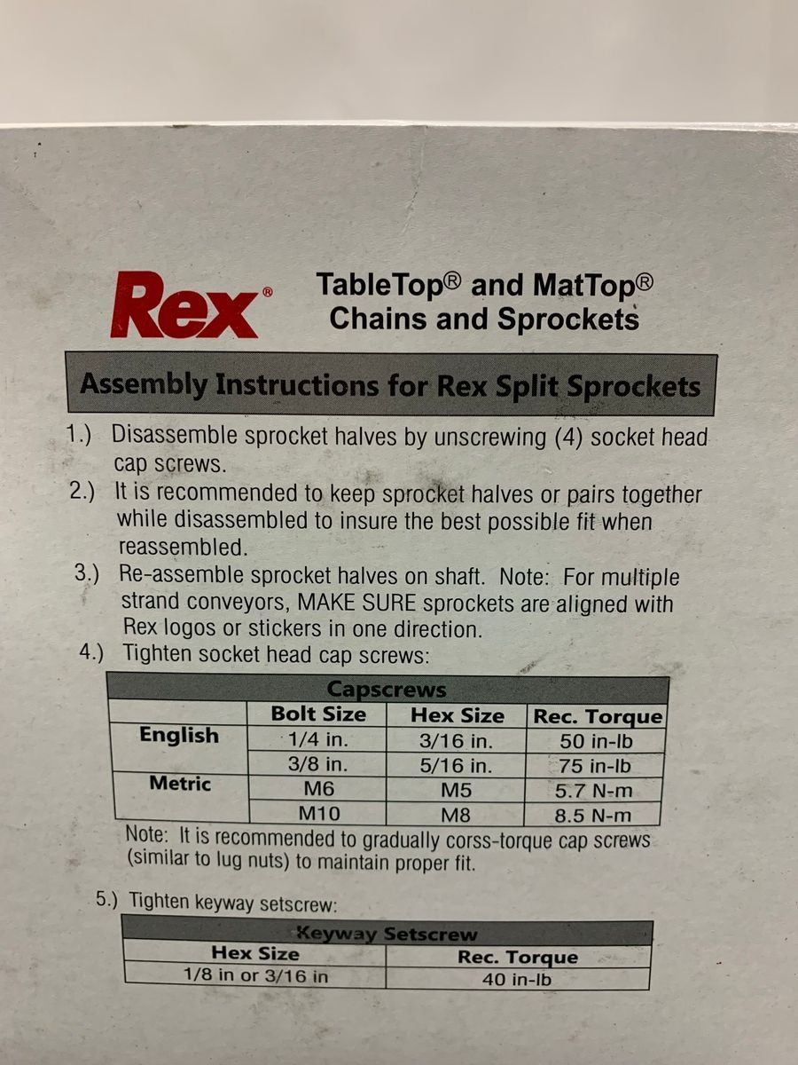 Rexnord NS1500-24T Split Sprocket 1-1/2" Bore 24-Tooth - Photo 3