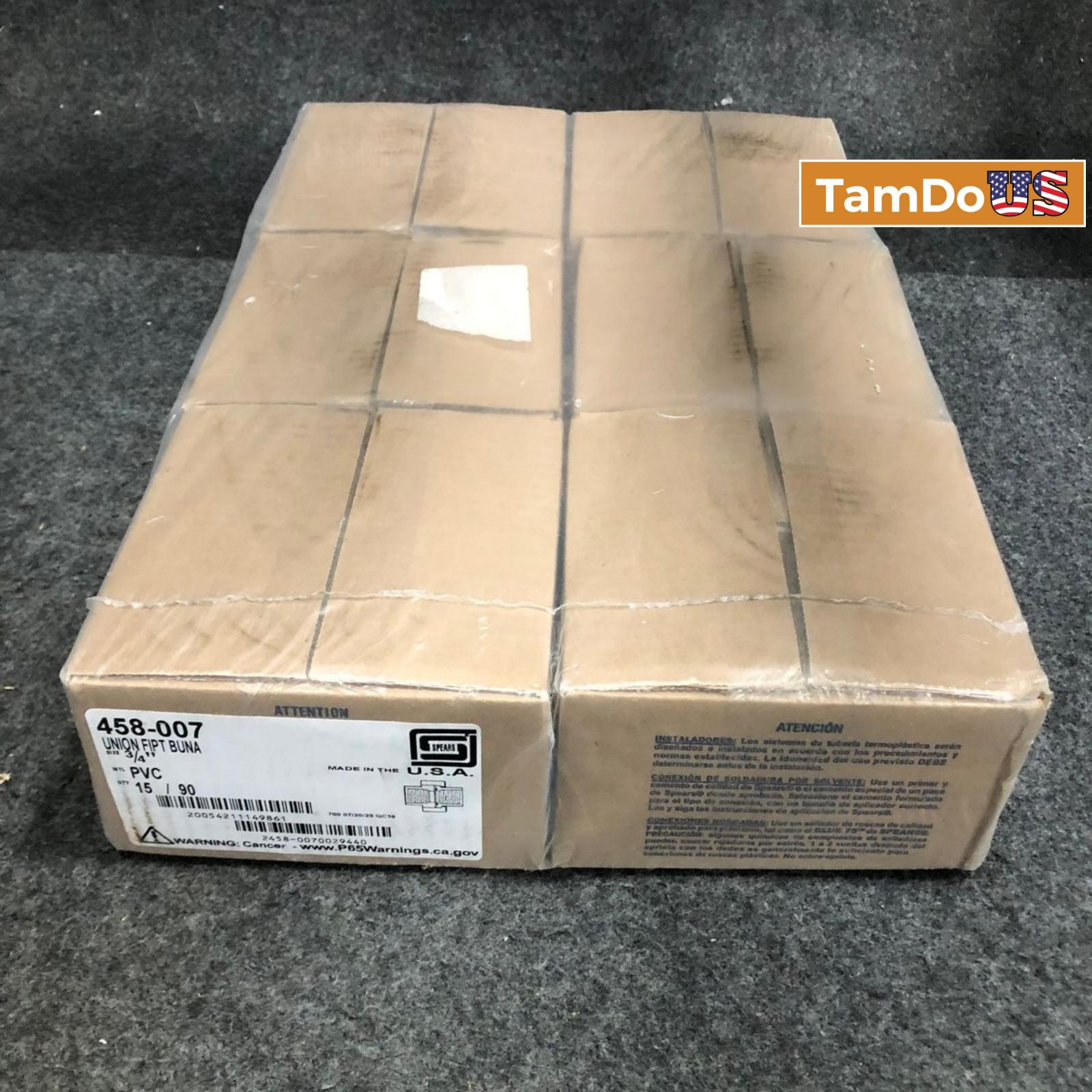 Spears 458-007 PVC Union 3/4" FIPT BUNA Gasket Sch 40 Pipe Fitting - Photo 4