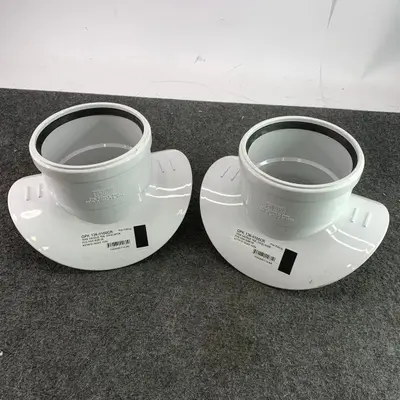 GPK 136-0106CR 10"x6" PVC Saddle Tee (GxG) W/Clamp SDR 35 Sewer at Hydraulics, Pneumatics & Plumbing in excellent condition