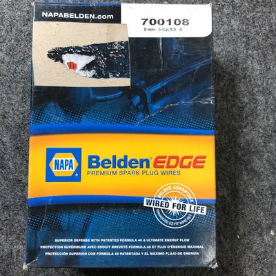 Napa Belden Edge 700108 8mm - 6 Cyl. B Cylinder Spark Plug Wires at Automotive Tools & Supplies in new_open_box condition