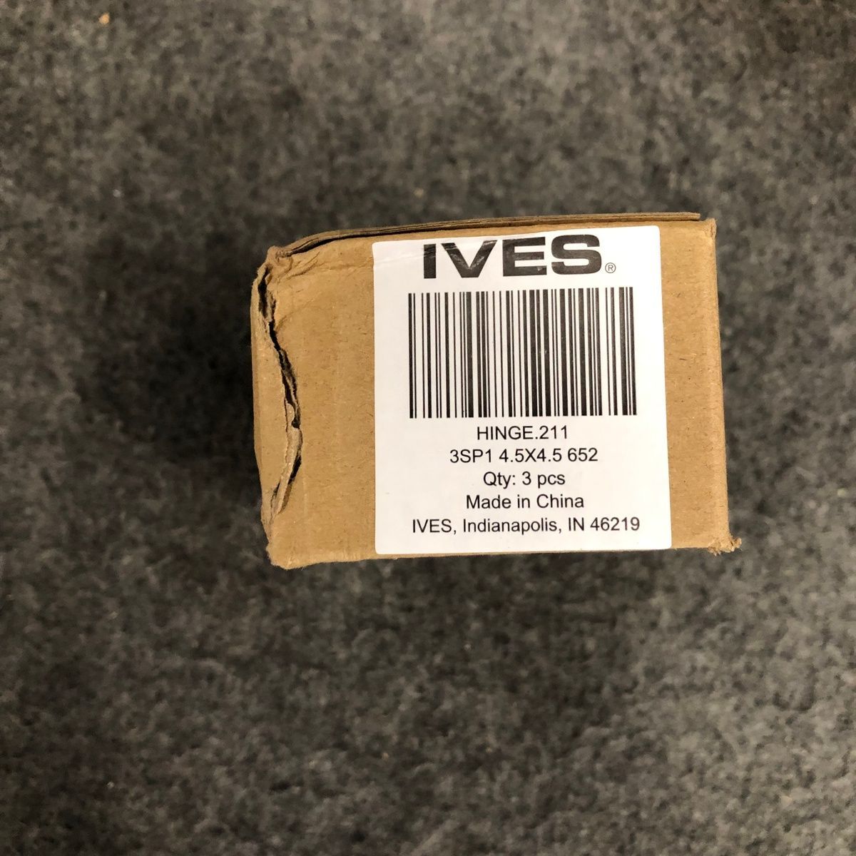 IVES .211 3SP1 Door Hinge 4.5x4.5 Satin Chrome Steel - Photo 2