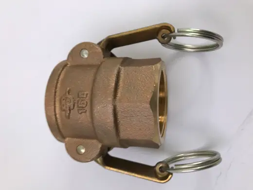 1-1/2" PT Coupling Brass Cam & Groove 15D Coupler, Female NPT Thread at TamDoUS Taylorsville