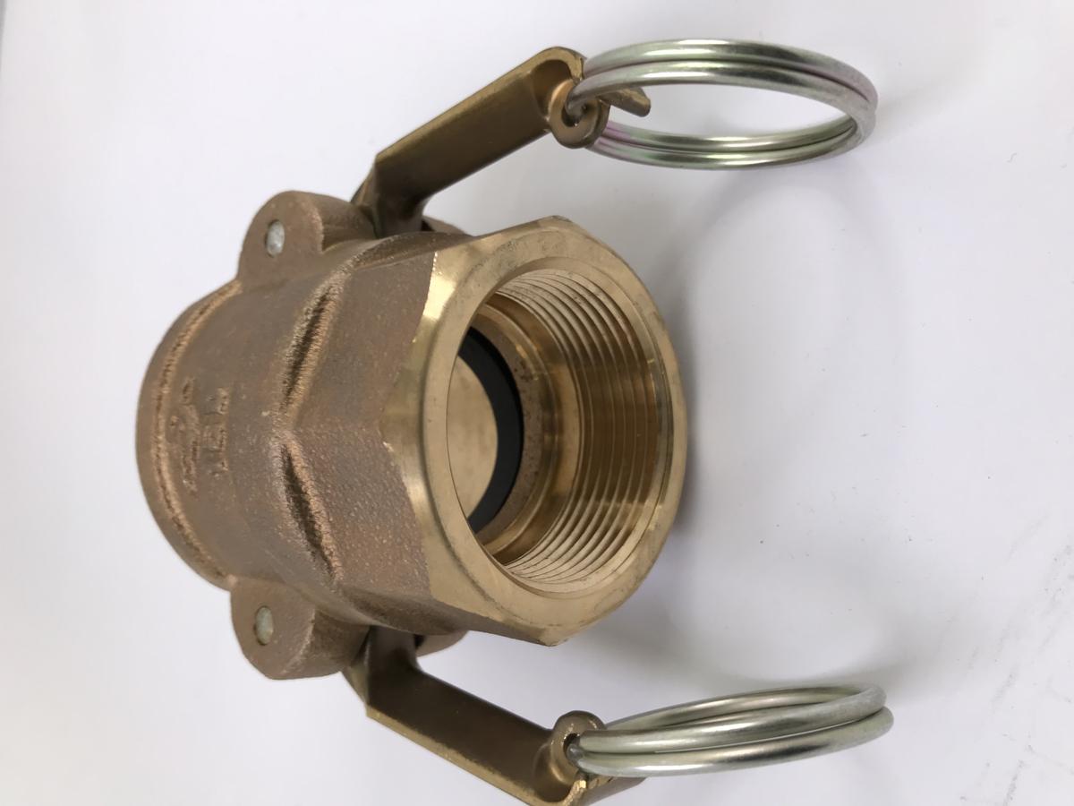 1-1/2" PT Coupling Brass Cam & Groove 15D Coupler, Female NPT Thread - Photo 2