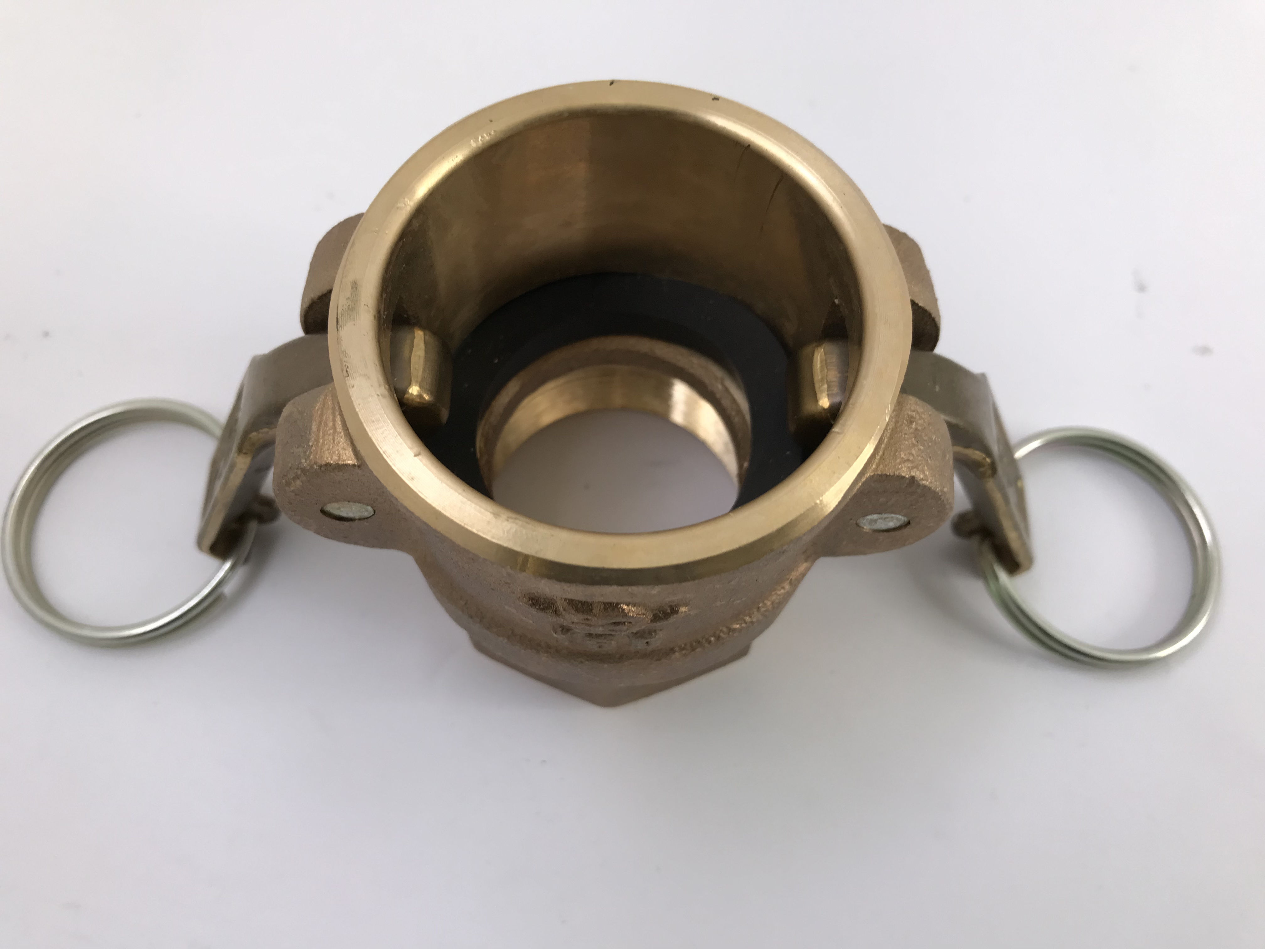 1-1/2" PT Coupling Brass Cam & Groove 15D Coupler, Female NPT Thread - Photo 3