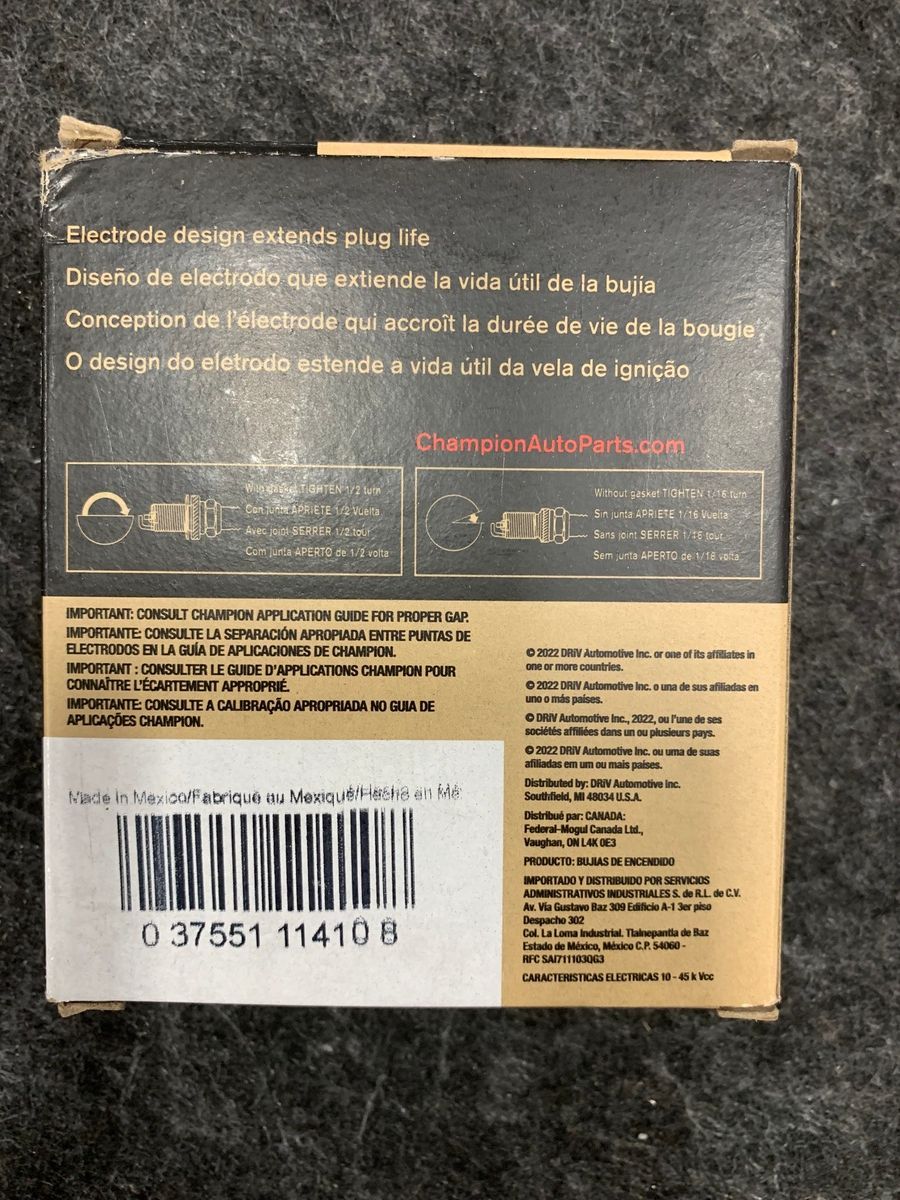 Champion RJ19LM Spark Plugs 868 – Pack of 4 - Photo 5