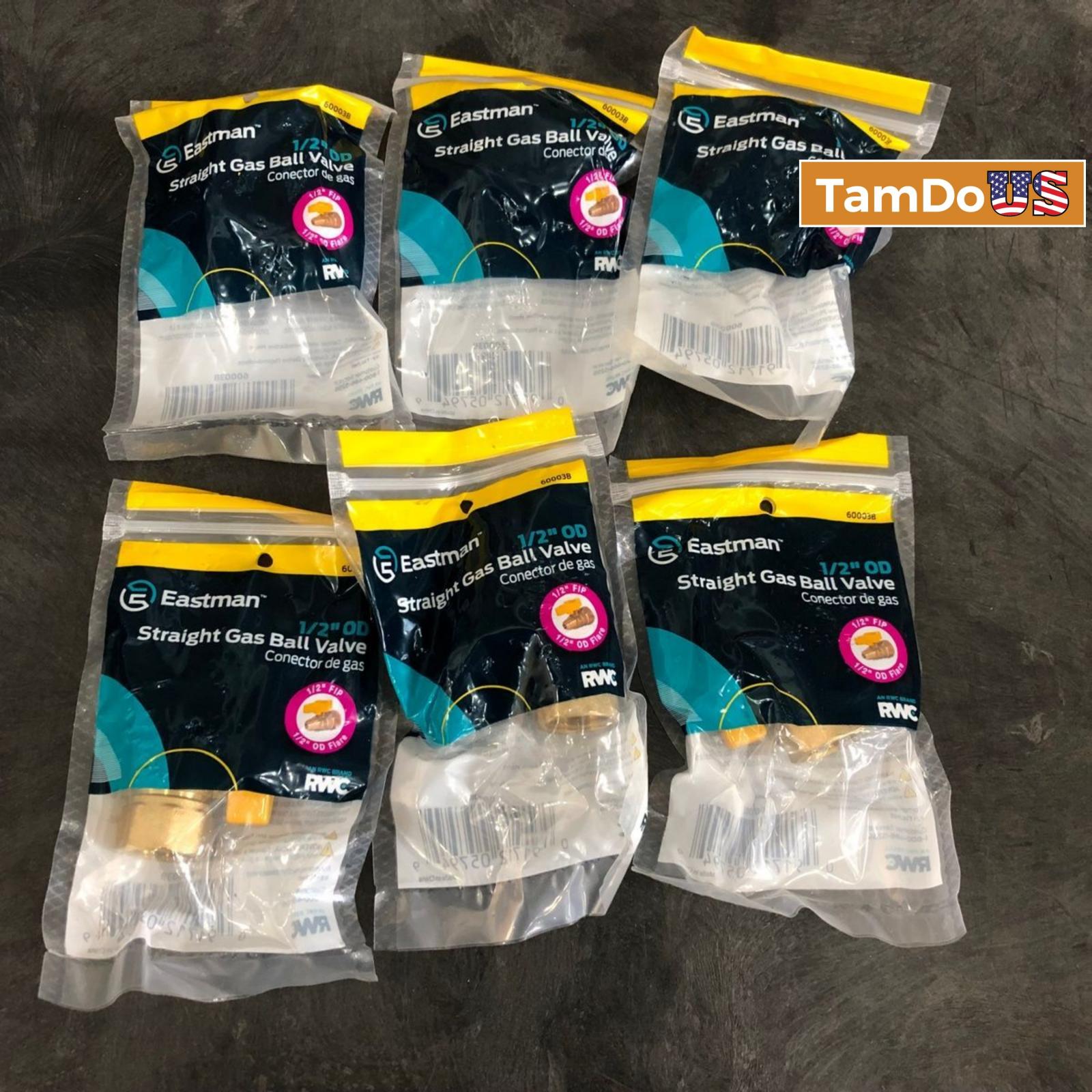 EASTMAN 60003B 1/2" FIP x 1/2" FL Gas Ball Valve (Lot of 6) - Photo 8