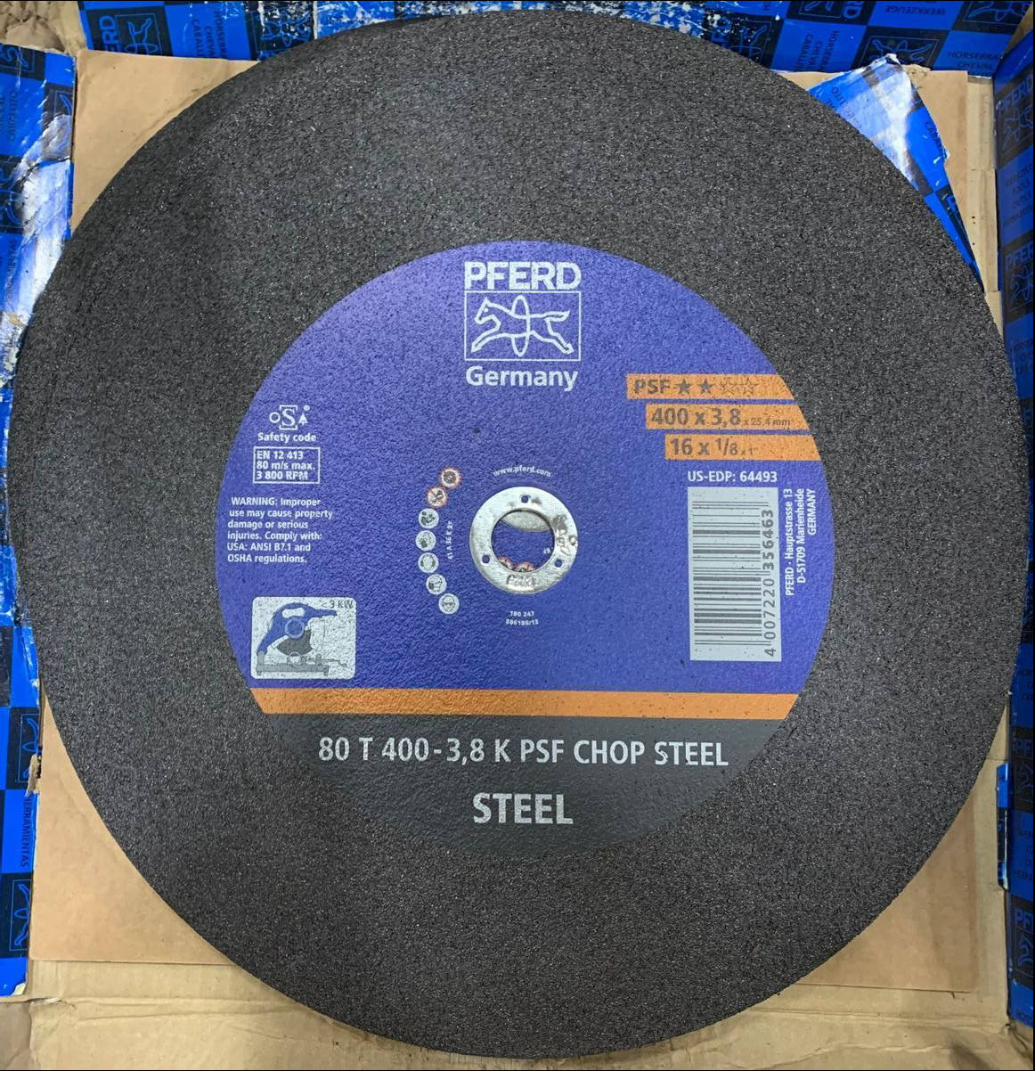 Pferd 80 T 400 X 3.8" Cut Off Wheel Blade - Photo 2